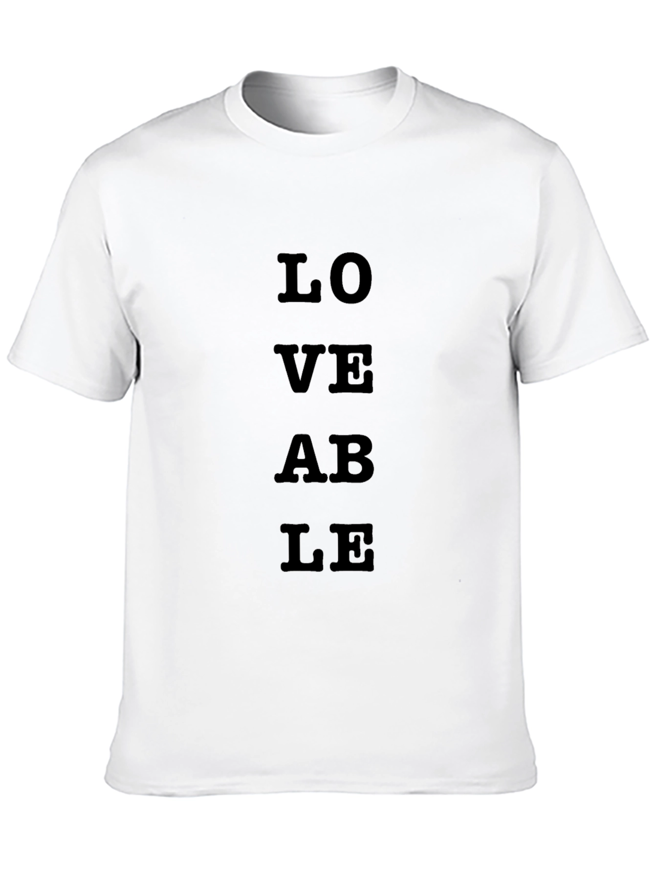 Loveable Black T-Shirt