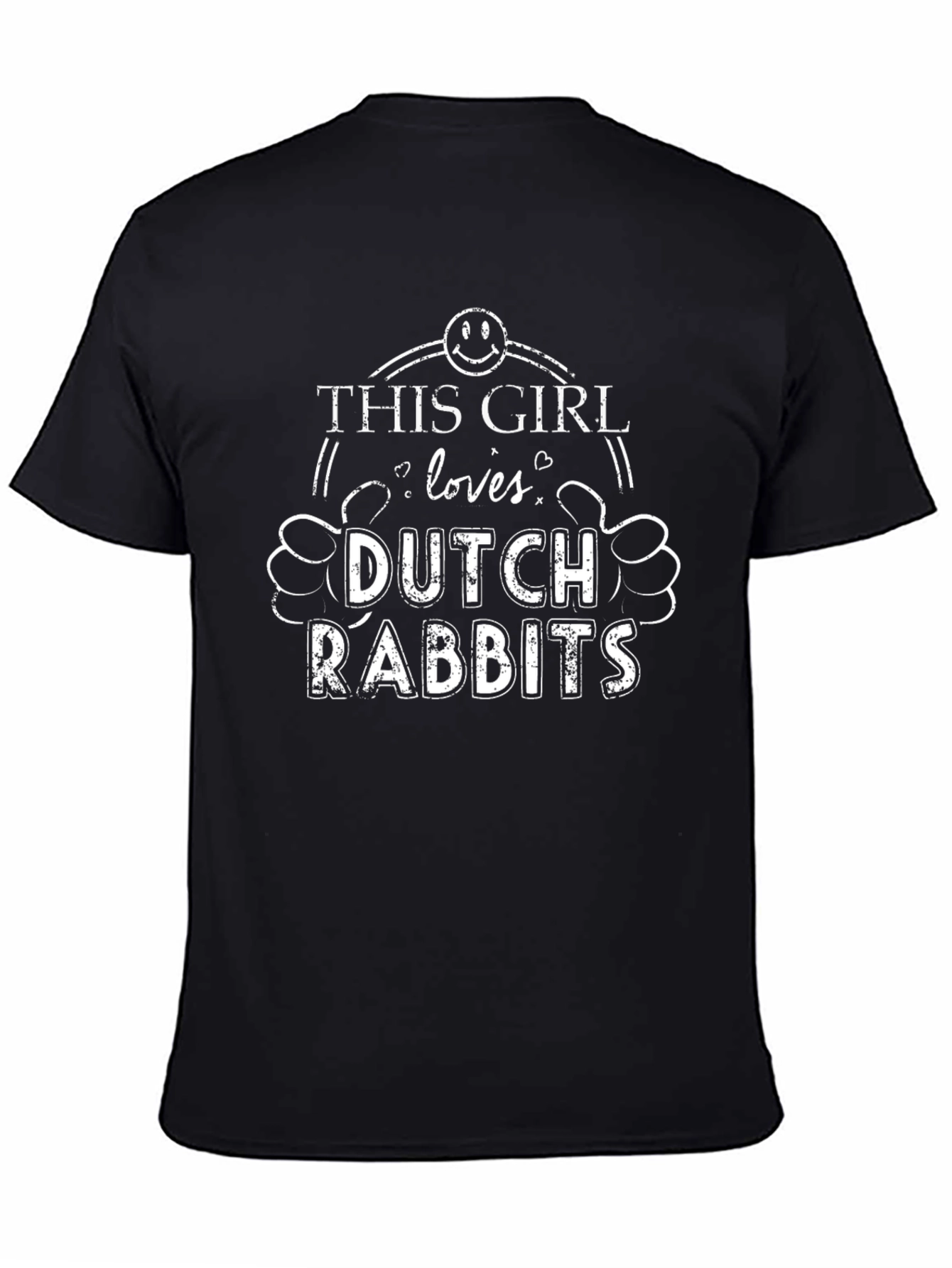 This Girl Loves Dutch Rabbits T-Shirt Funny Rabbit Tee