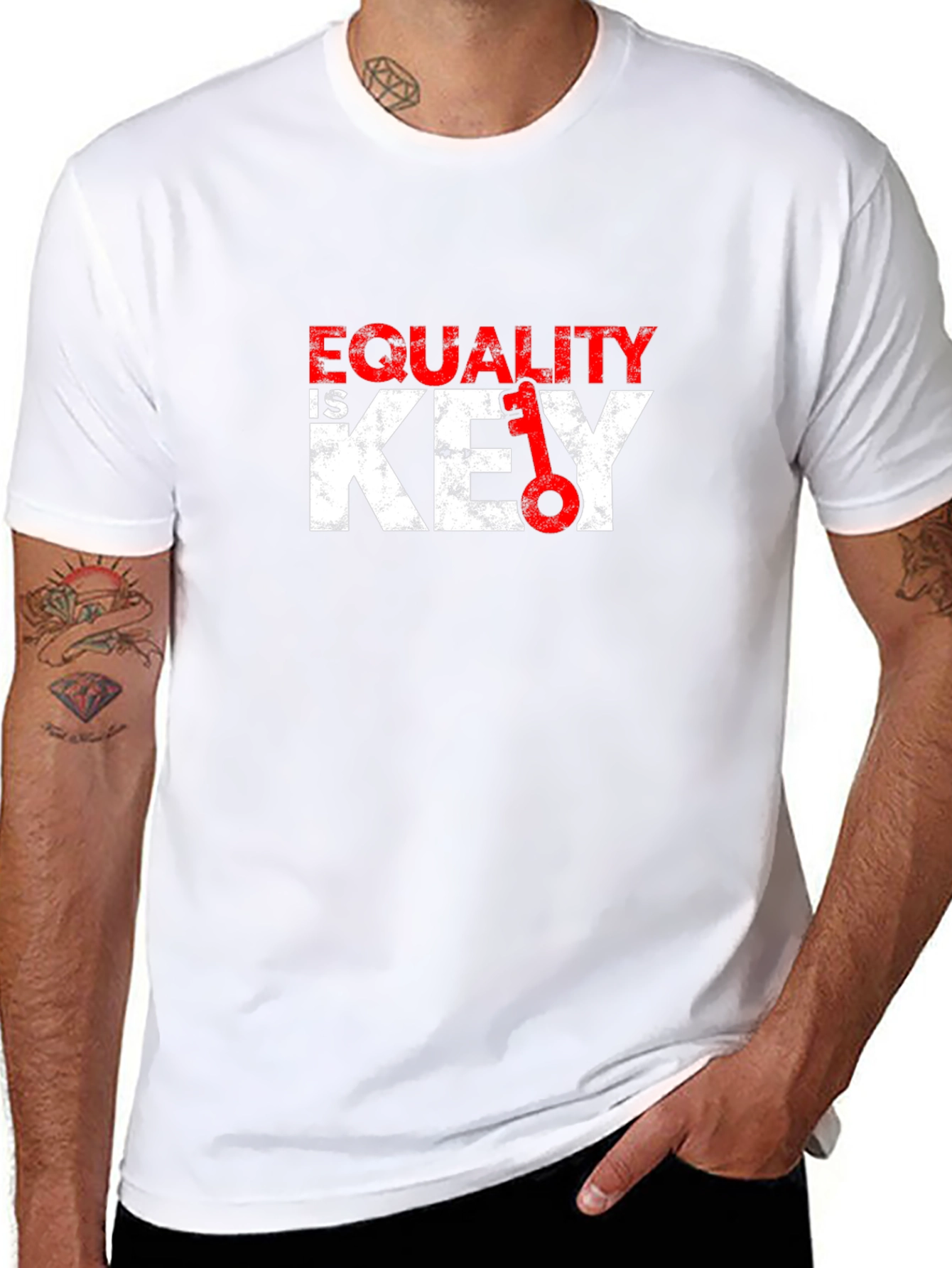 Equality Is Key Graphic T-Shirt
