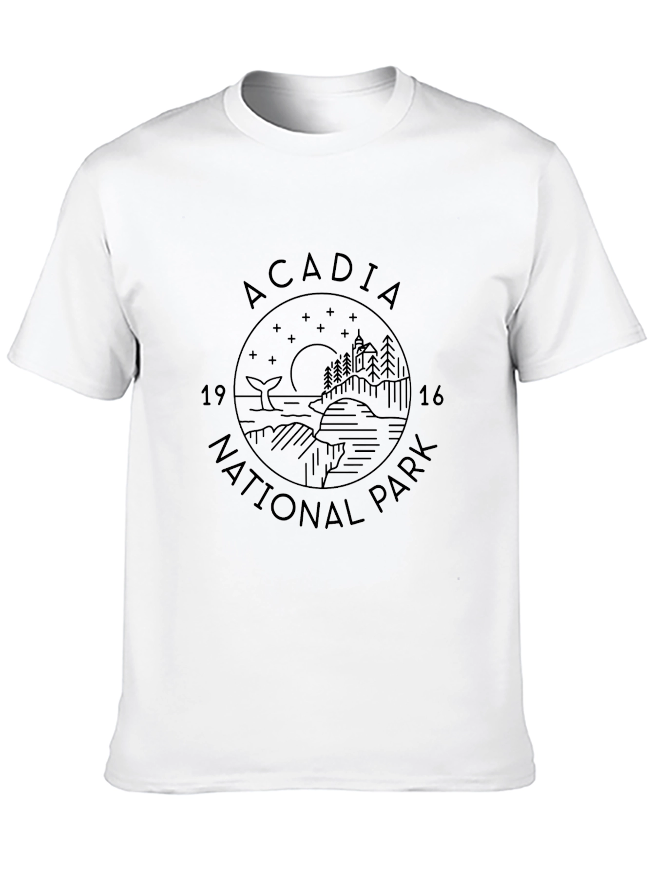 Acadia National Park Graphic Tee - Black