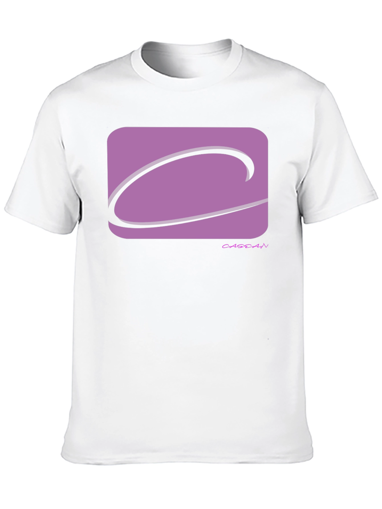 Modern Logo Graphic Tee - Black Casual T-Shirt