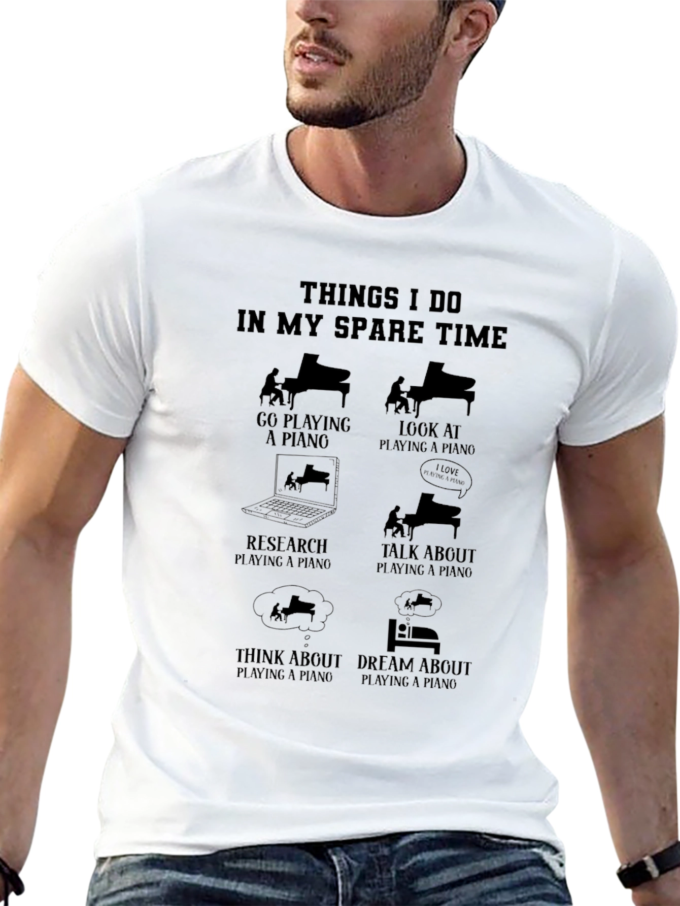 Piano Lovers T-Shirt: My Spare Time