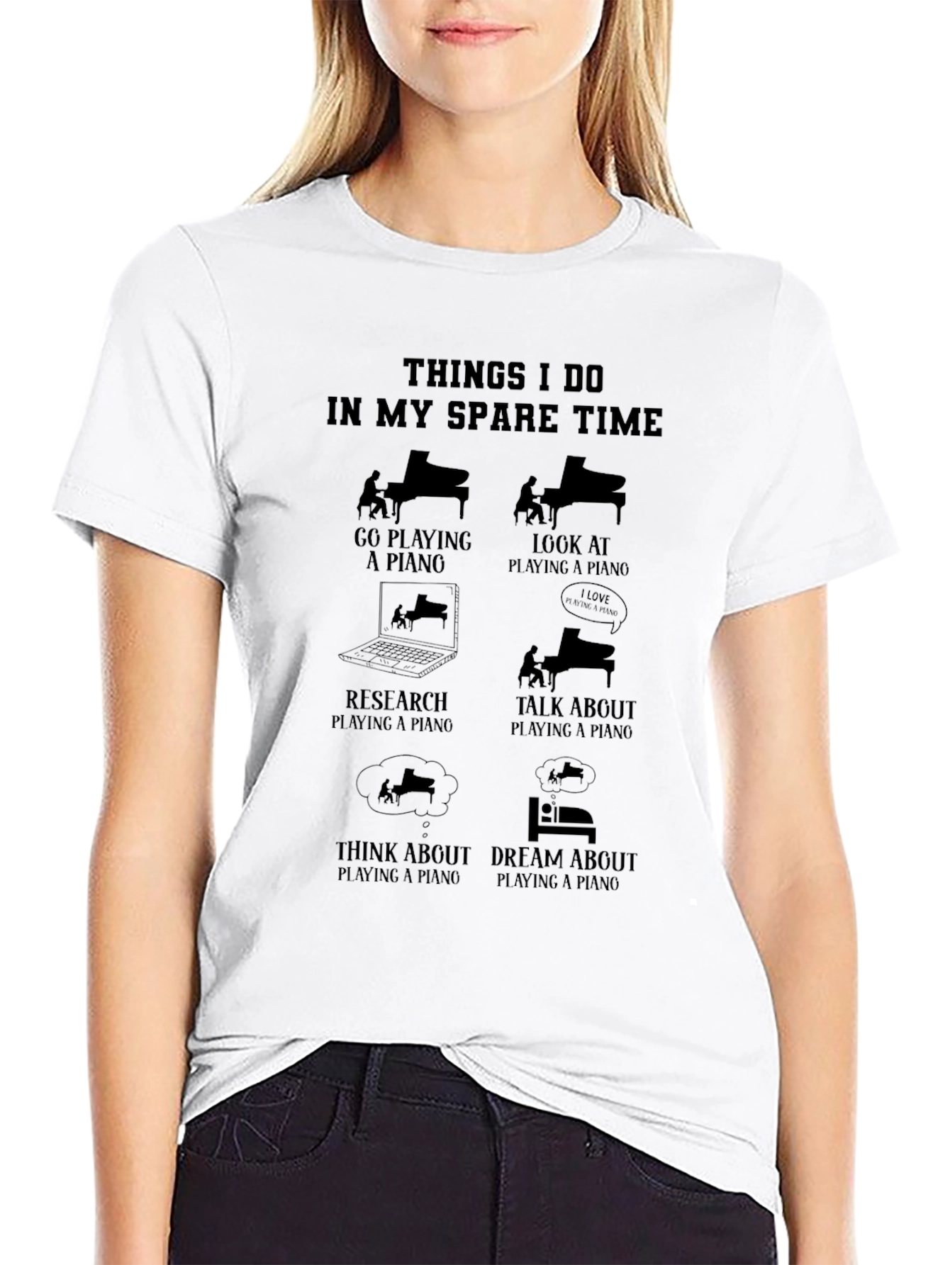 Piano Lovers T-Shirt: My Spare Time
