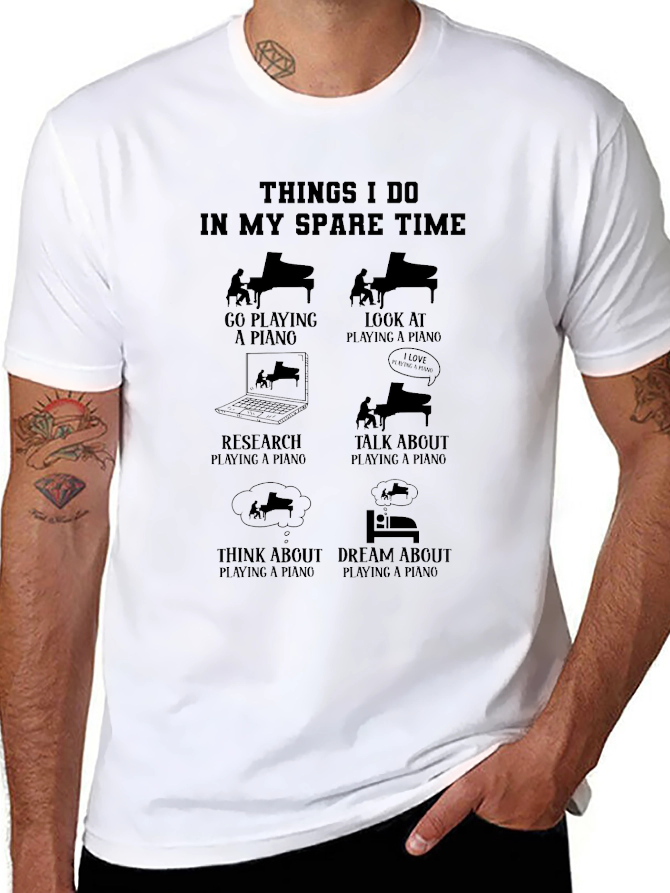 Piano Lovers T-Shirt: My Spare Time
