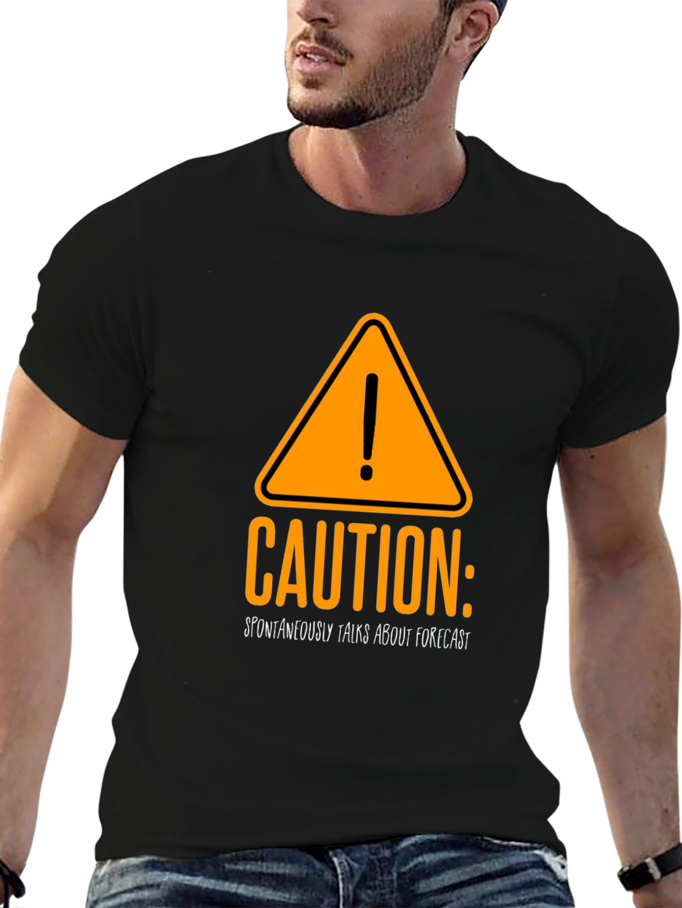 Caution Spontaneous Forecast T-Shirt