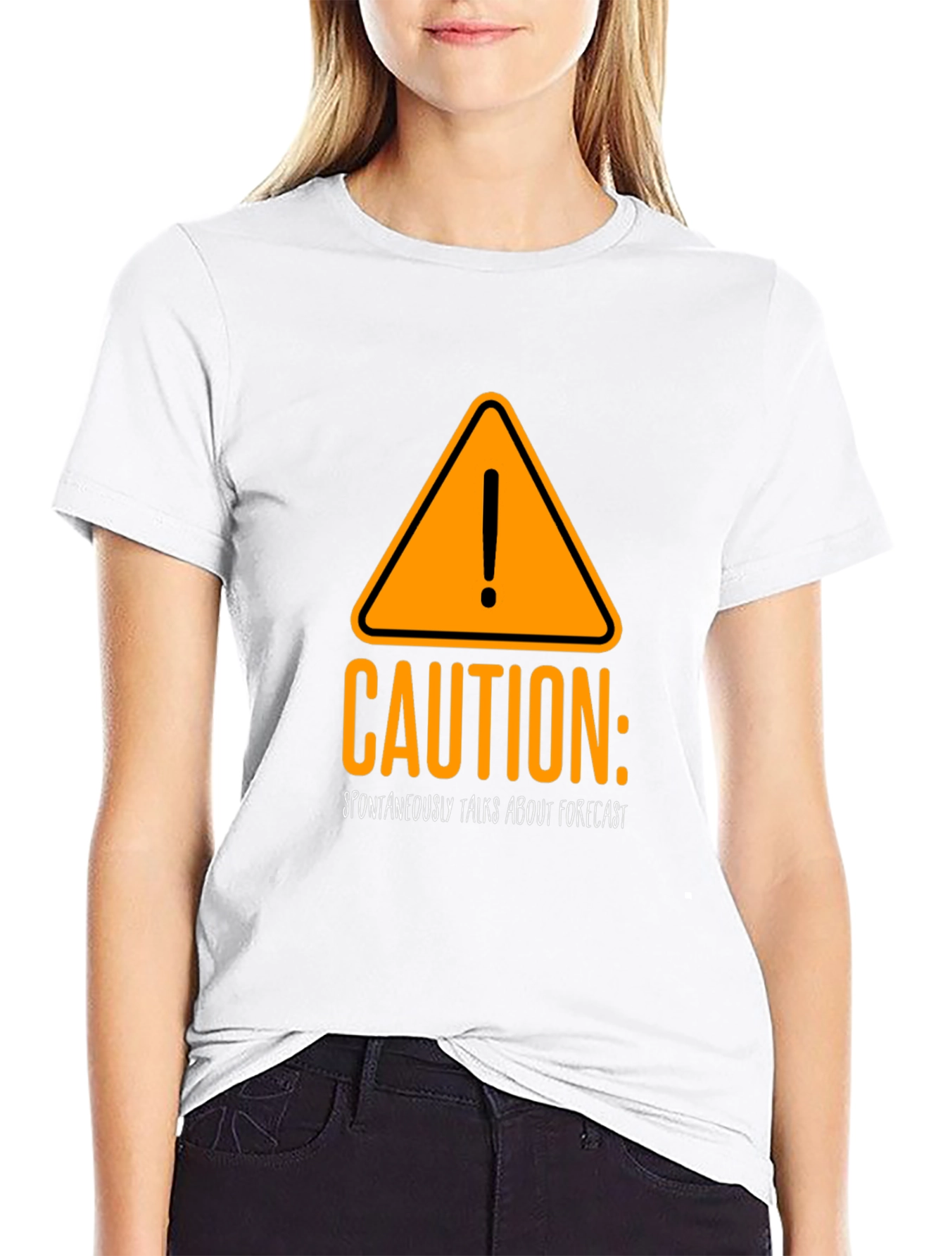 Caution Spontaneous Forecast T-Shirt