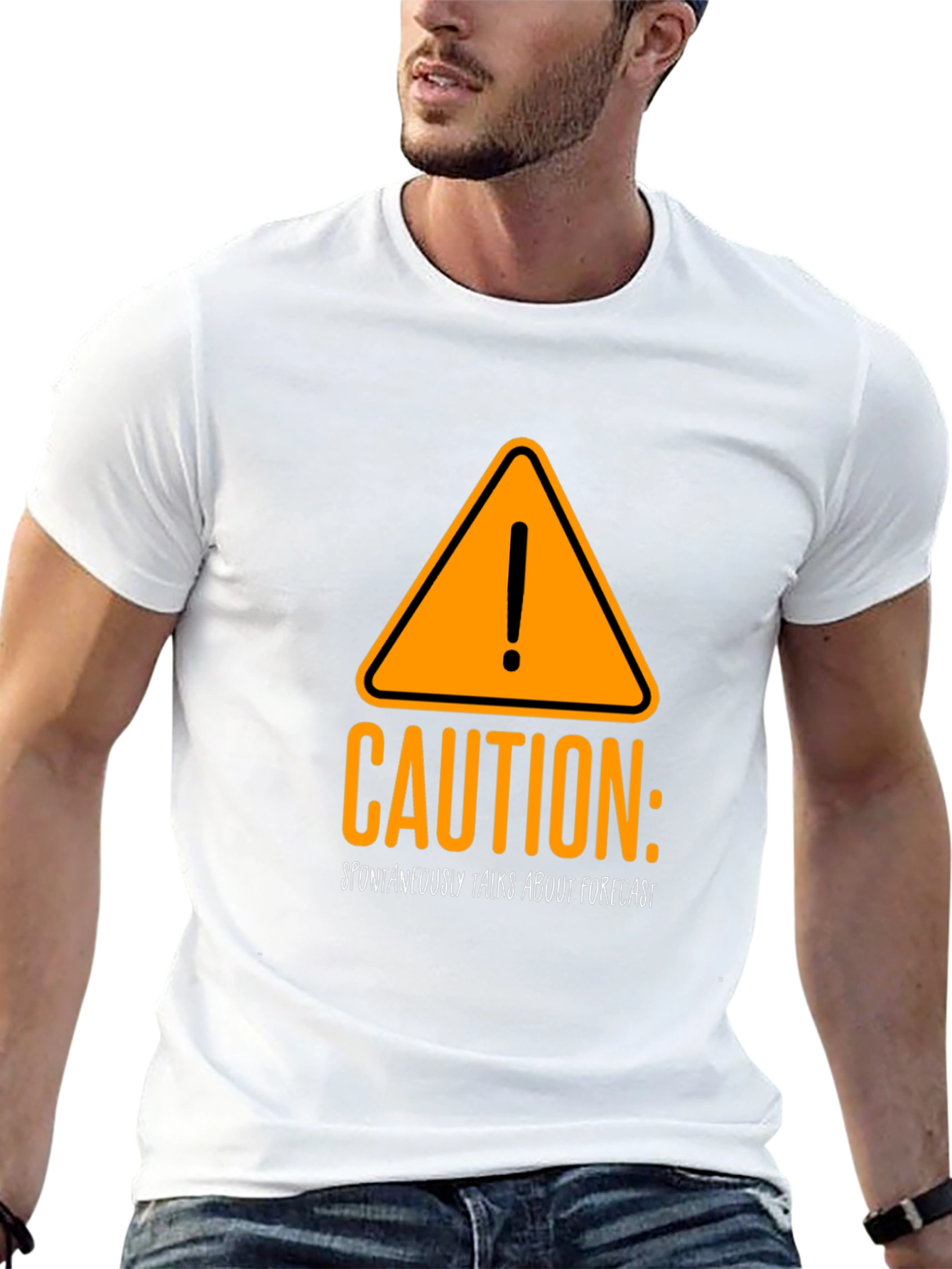 Caution Spontaneous Forecast T-Shirt