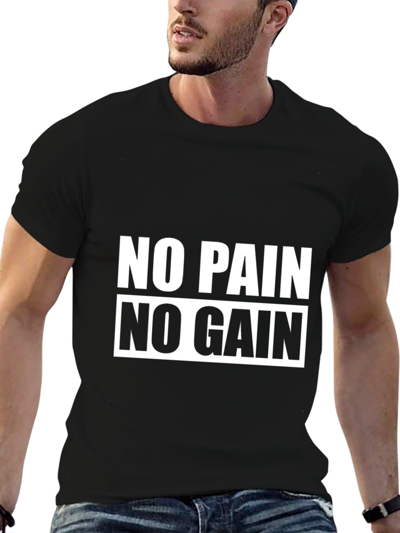 No Pain No Gain T-Shirt Black