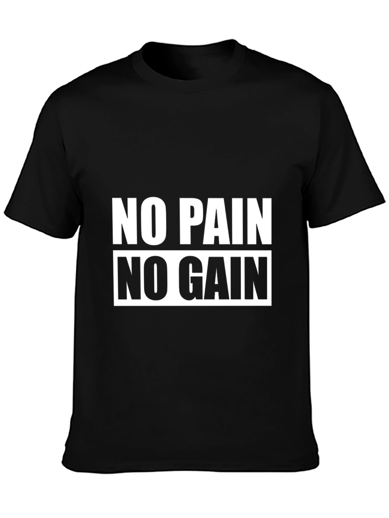 No Pain No Gain T-Shirt Black