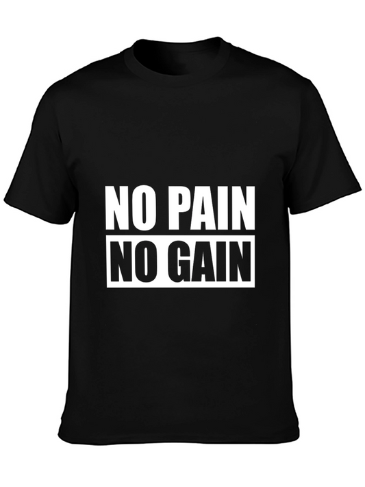 No Pain No Gain T-Shirt Black
