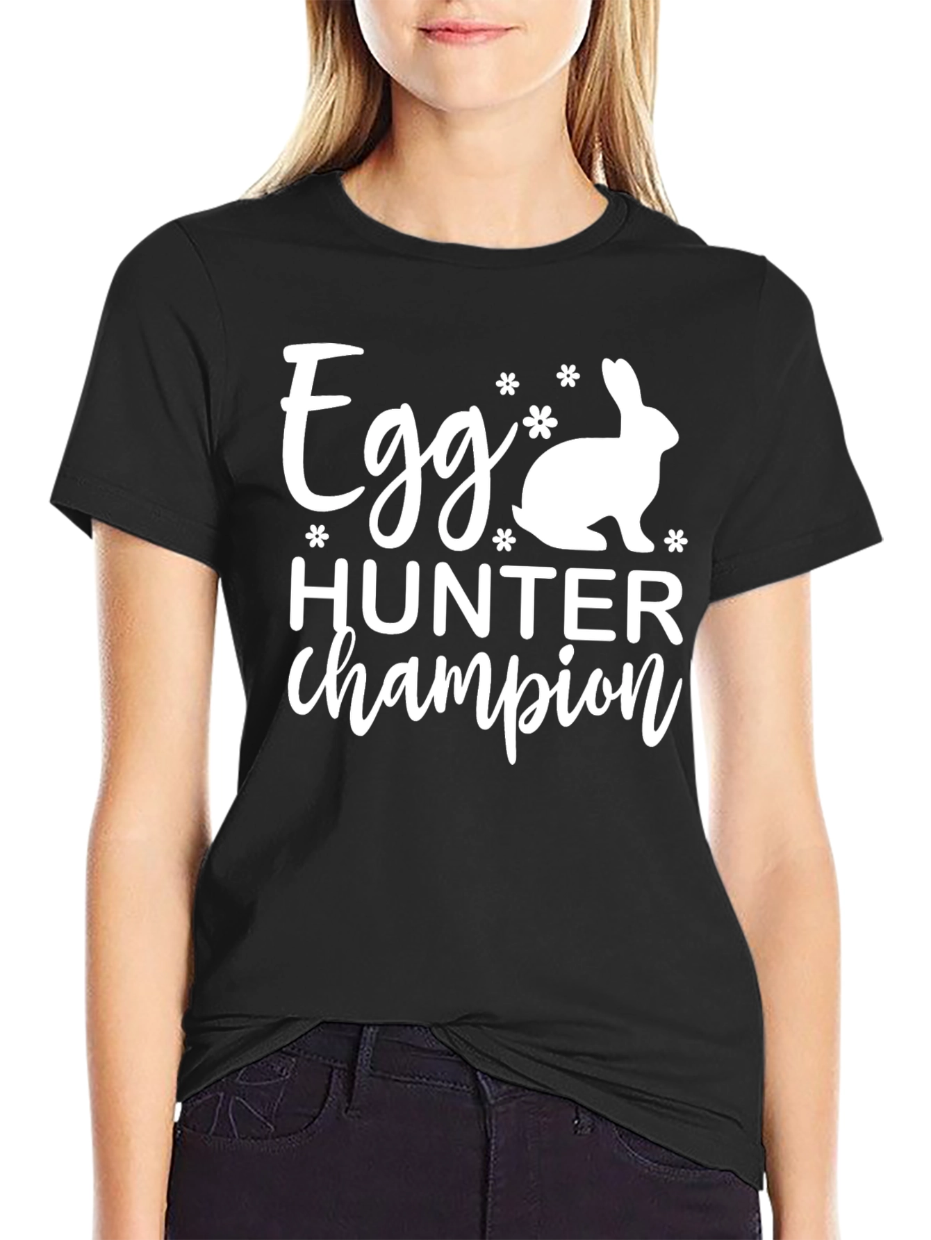 Egg Hunter Champion T-Shirt - Easter Bunny Tee