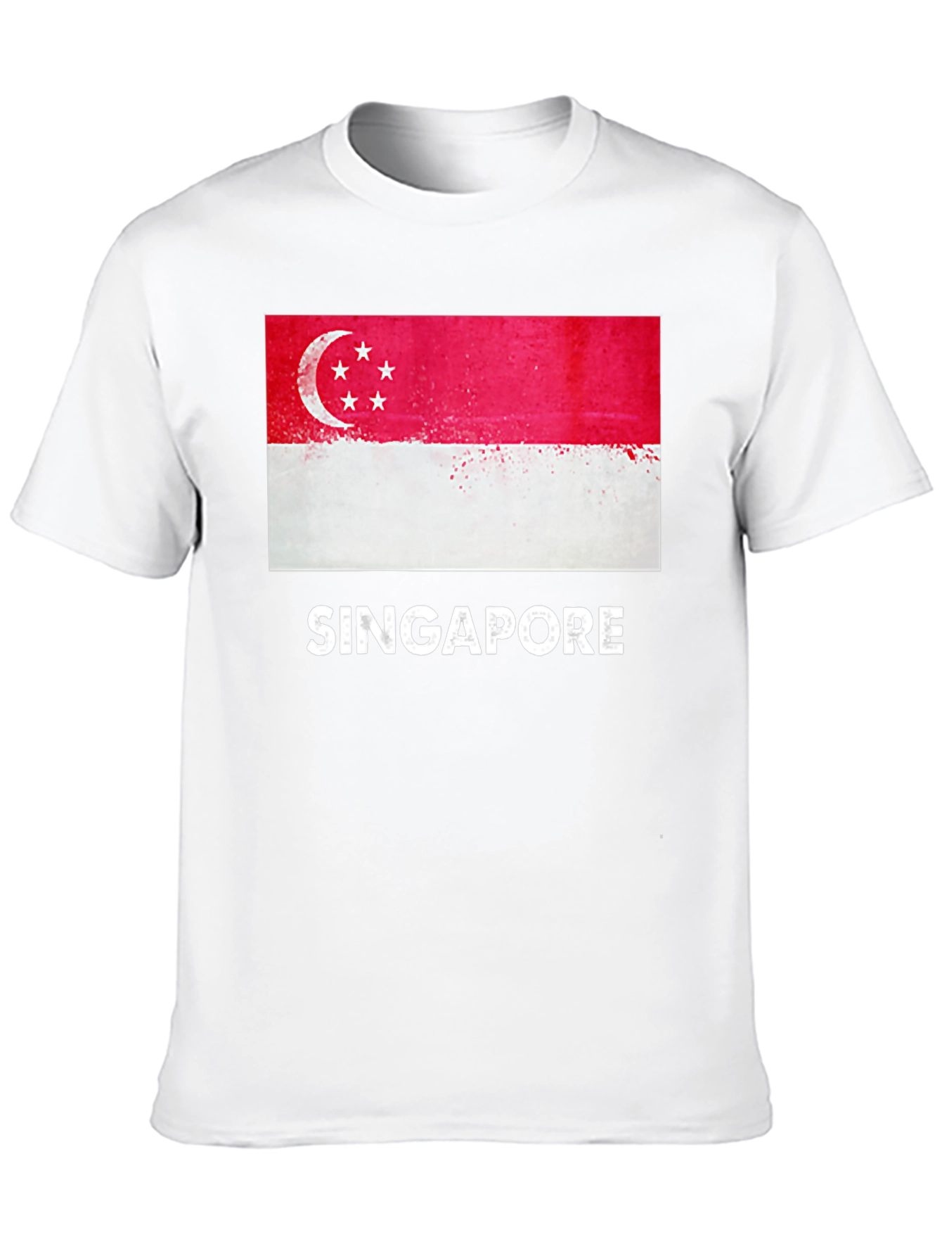 Singapore Flag T-Shirt - Patriotic Graphic Tee