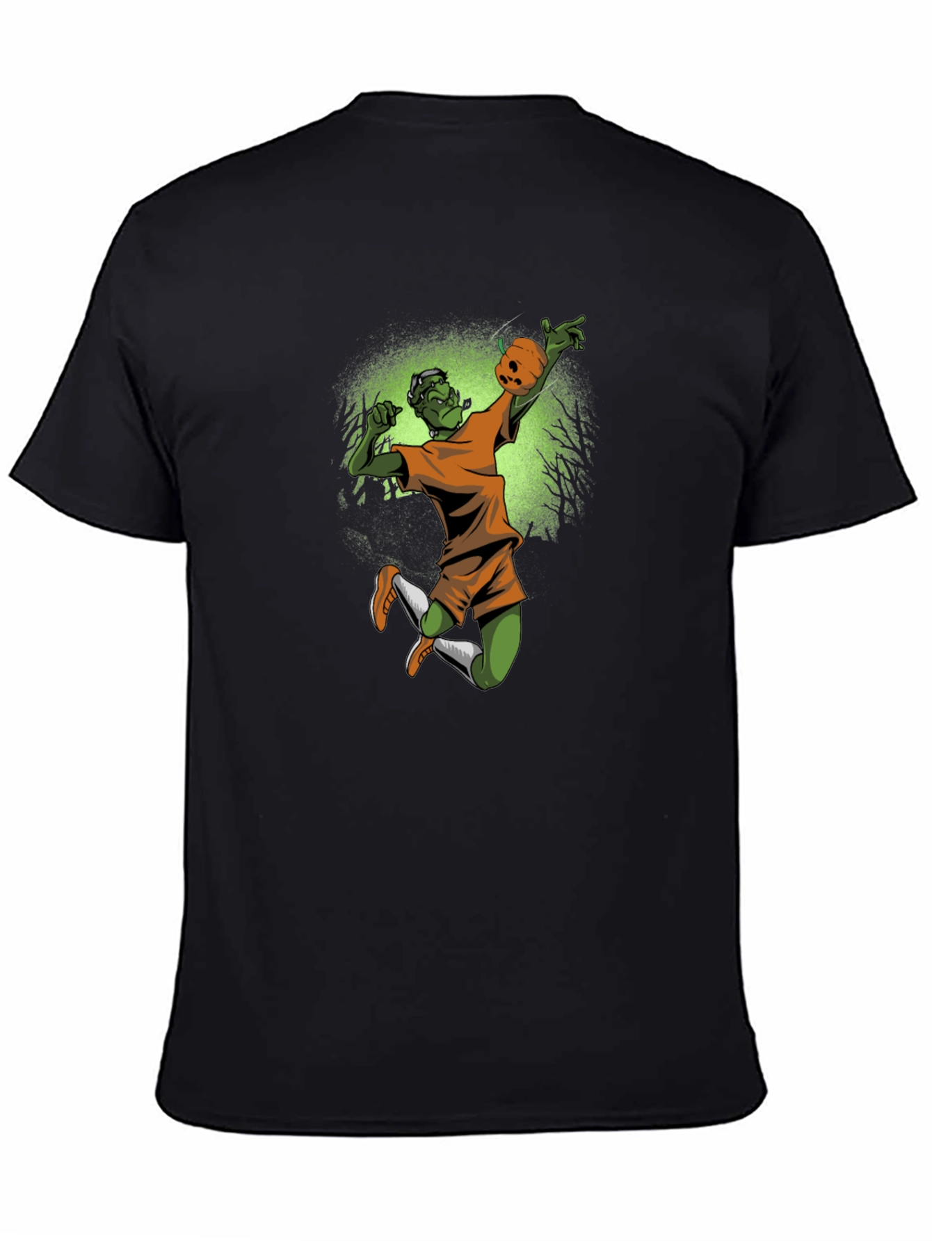 Zombie Football Player Graphic T-Shirt