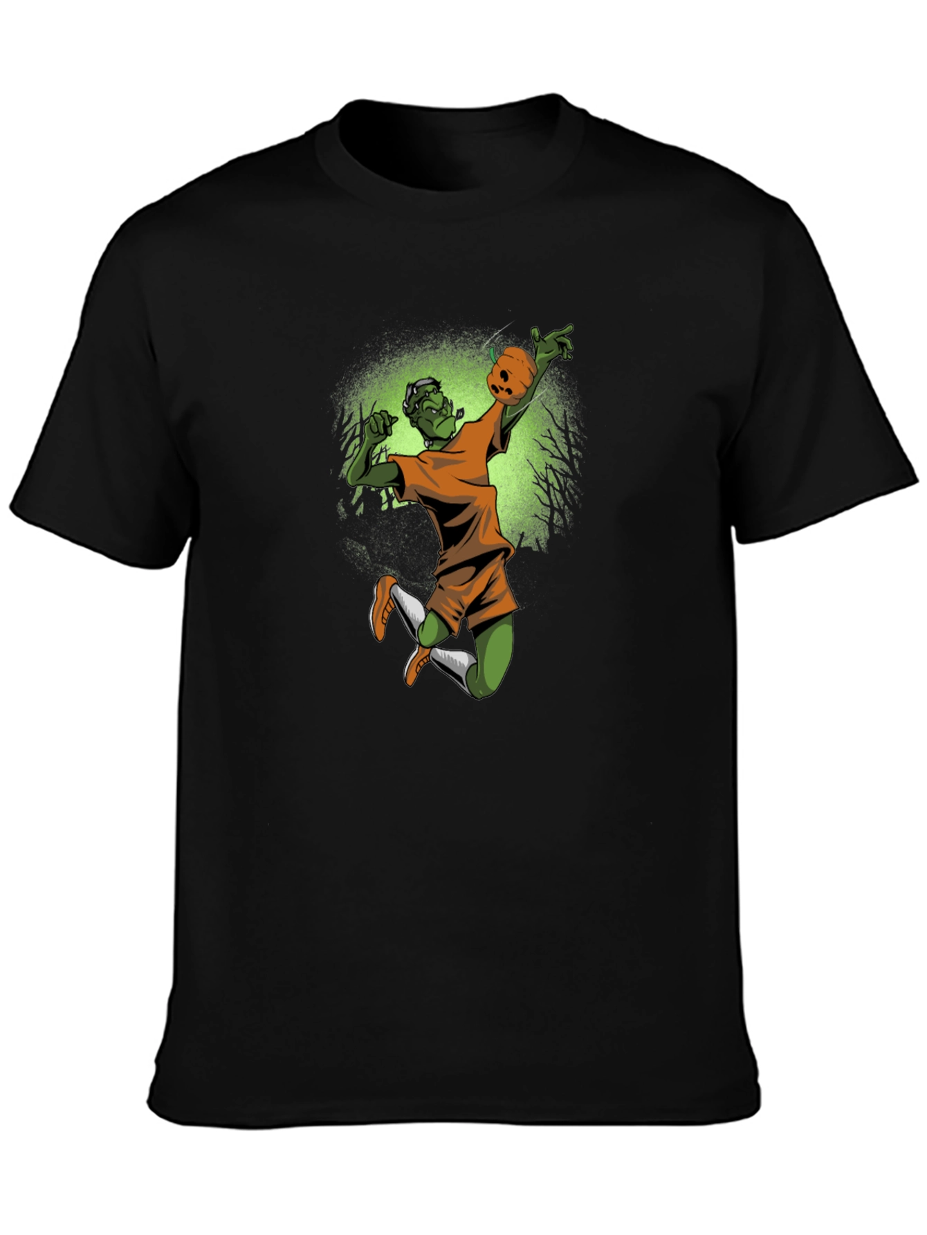 Zombie Football Player Graphic T-Shirt