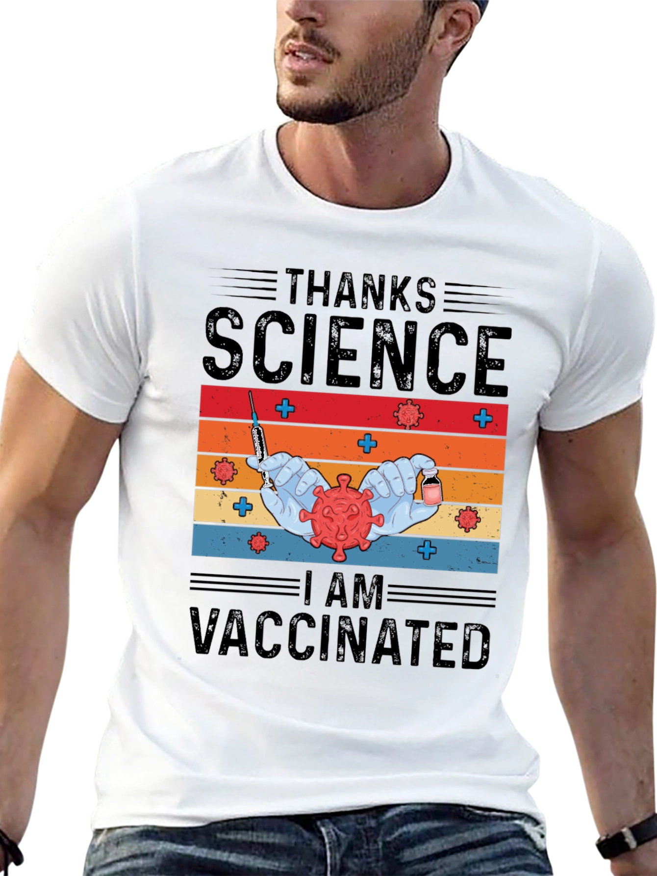 Thanks Science I Am Vaccinated T-Shirt