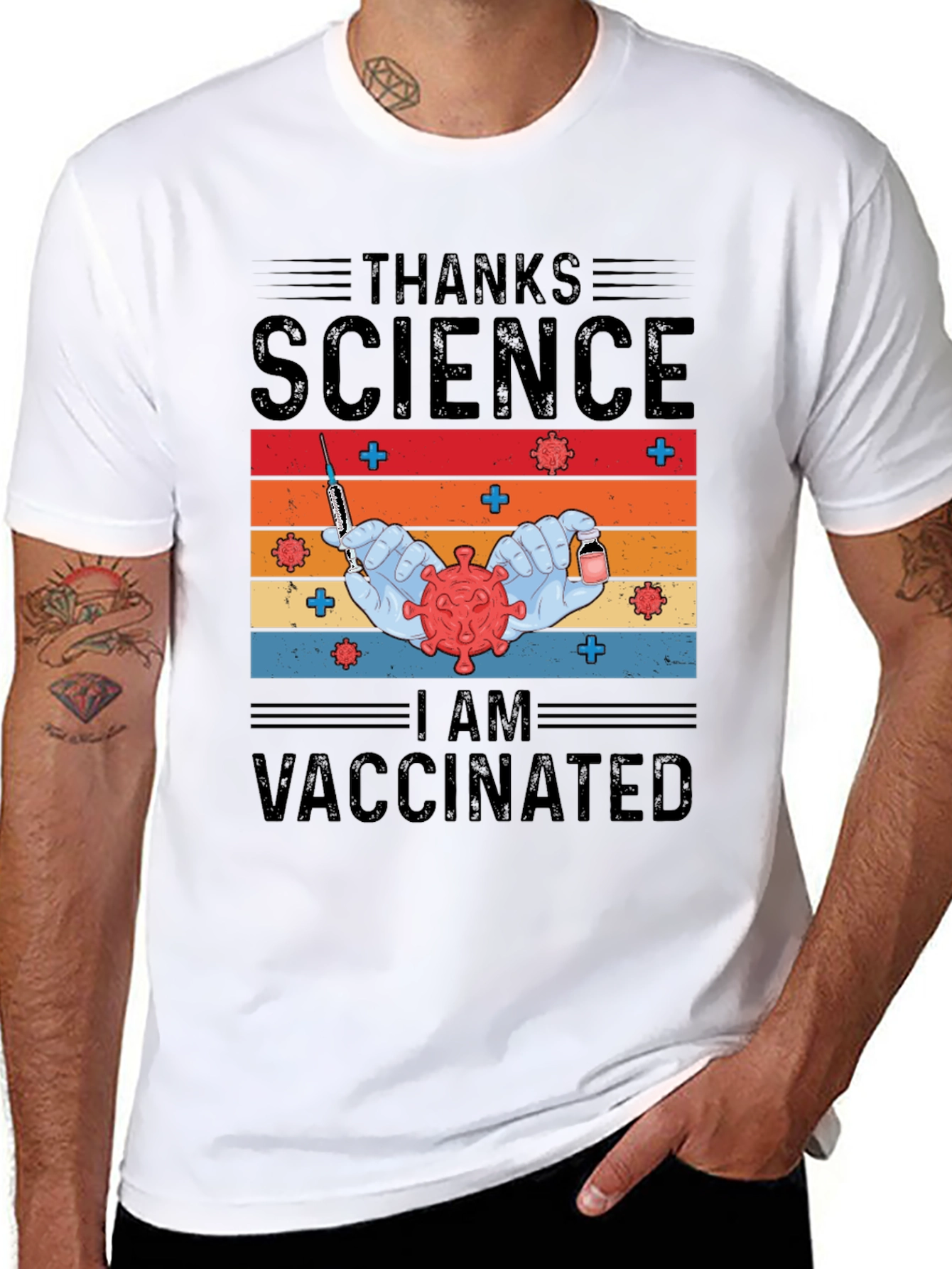 Thanks Science I Am Vaccinated T-Shirt