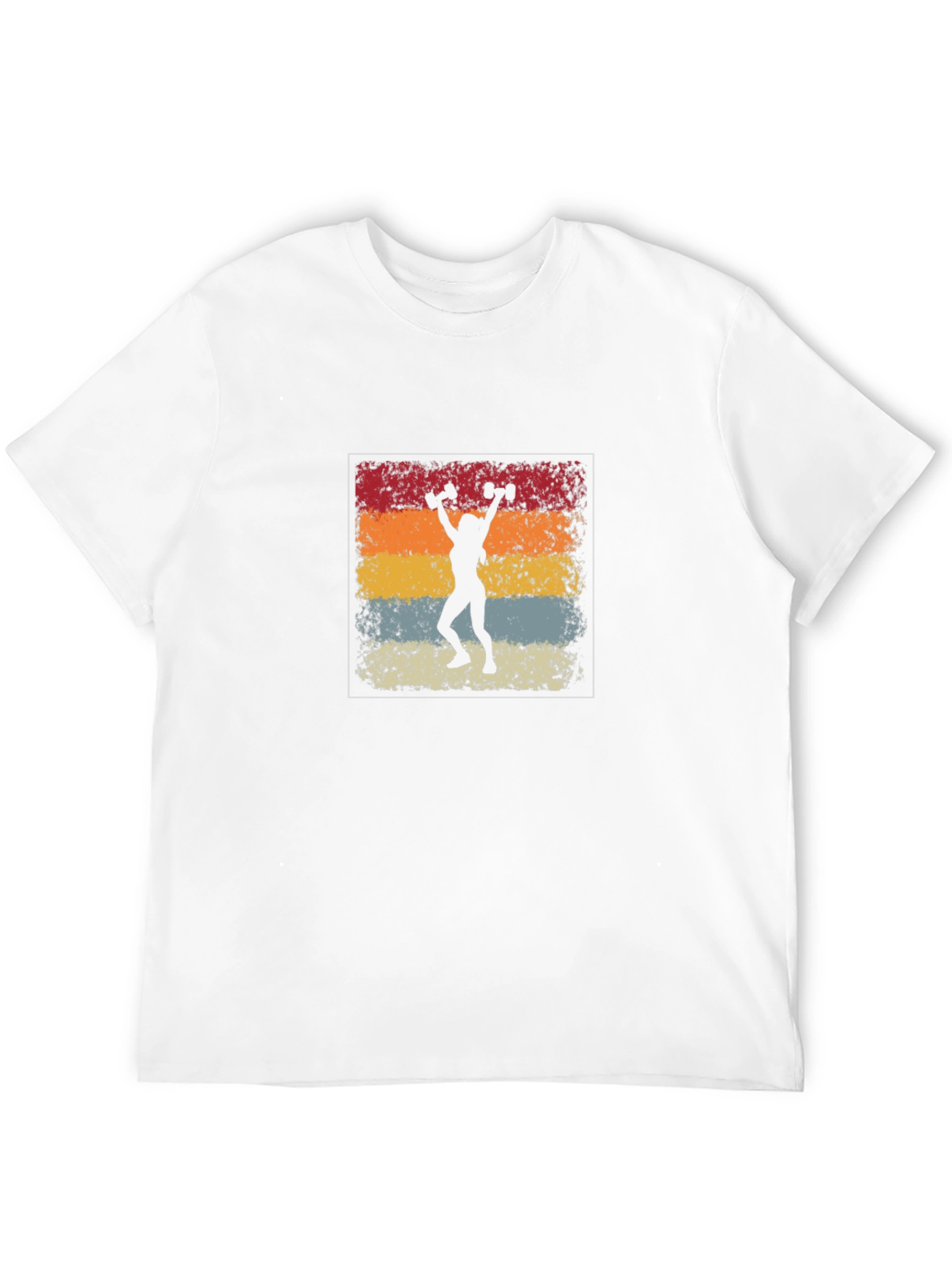 Retro Gym T-Shirt - Weightlifting Design