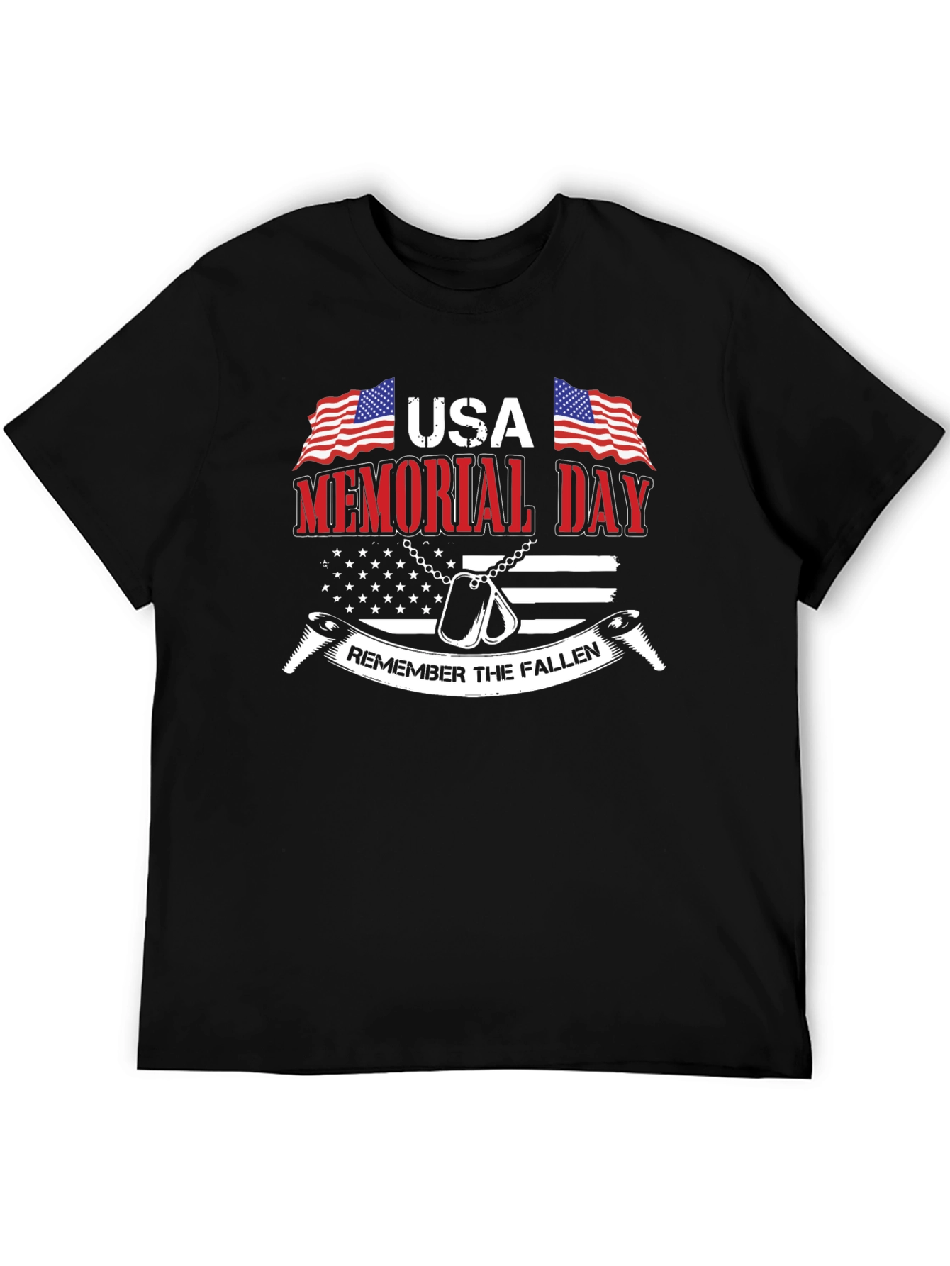 USA Memorial Day T-Shirt – Remember the Fallen Patriotic Tee