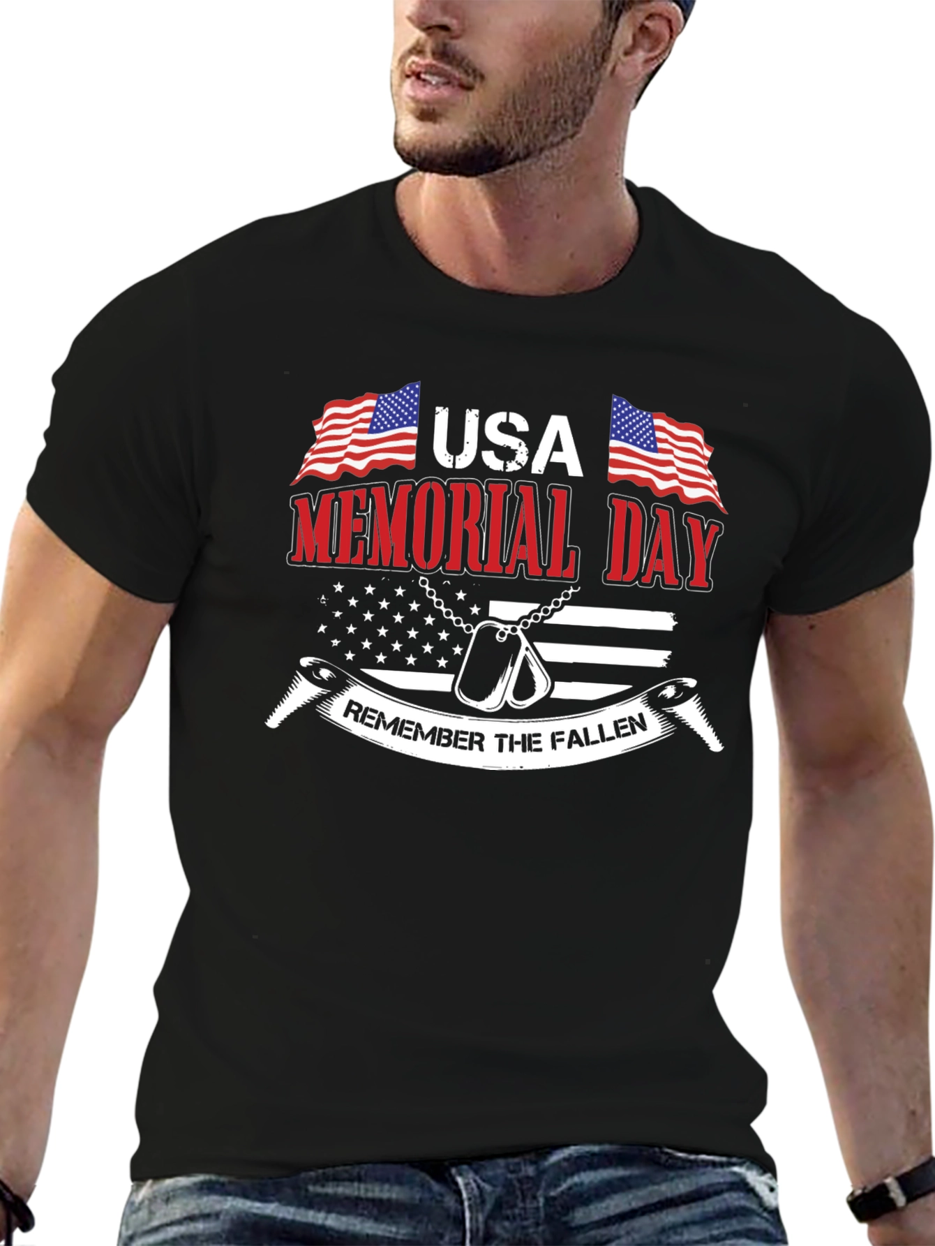 USA Memorial Day T-Shirt – Remember the Fallen Patriotic Tee