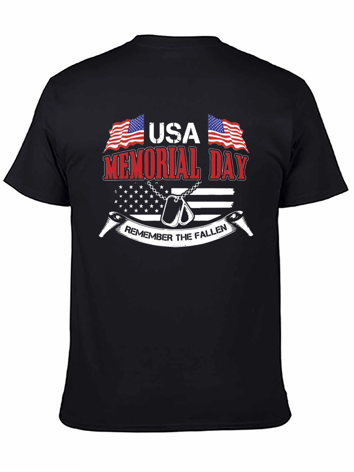 USA Memorial Day T-Shirt – Remember the Fallen Patriotic Tee