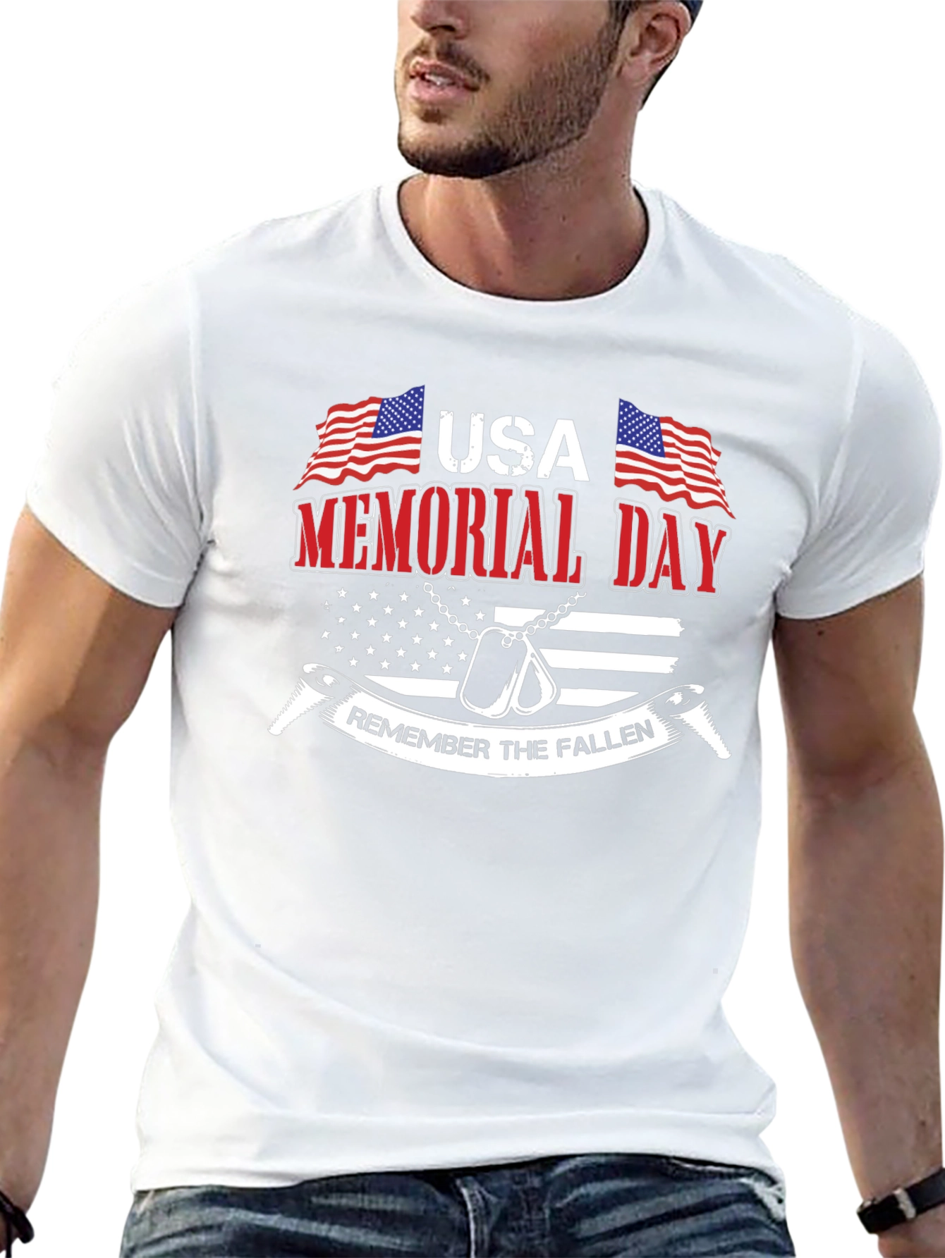 USA Memorial Day T-Shirt – Remember the Fallen Patriotic Tee