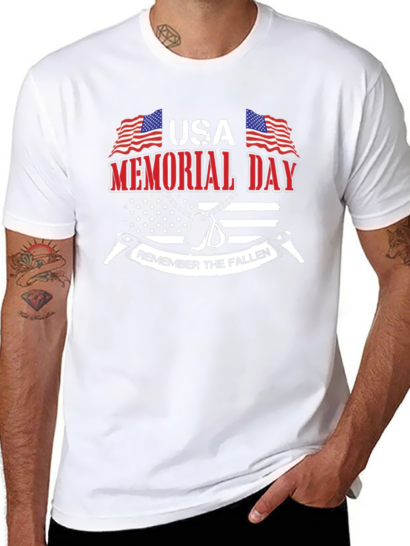 USA Memorial Day T-Shirt – Remember the Fallen Patriotic Tee