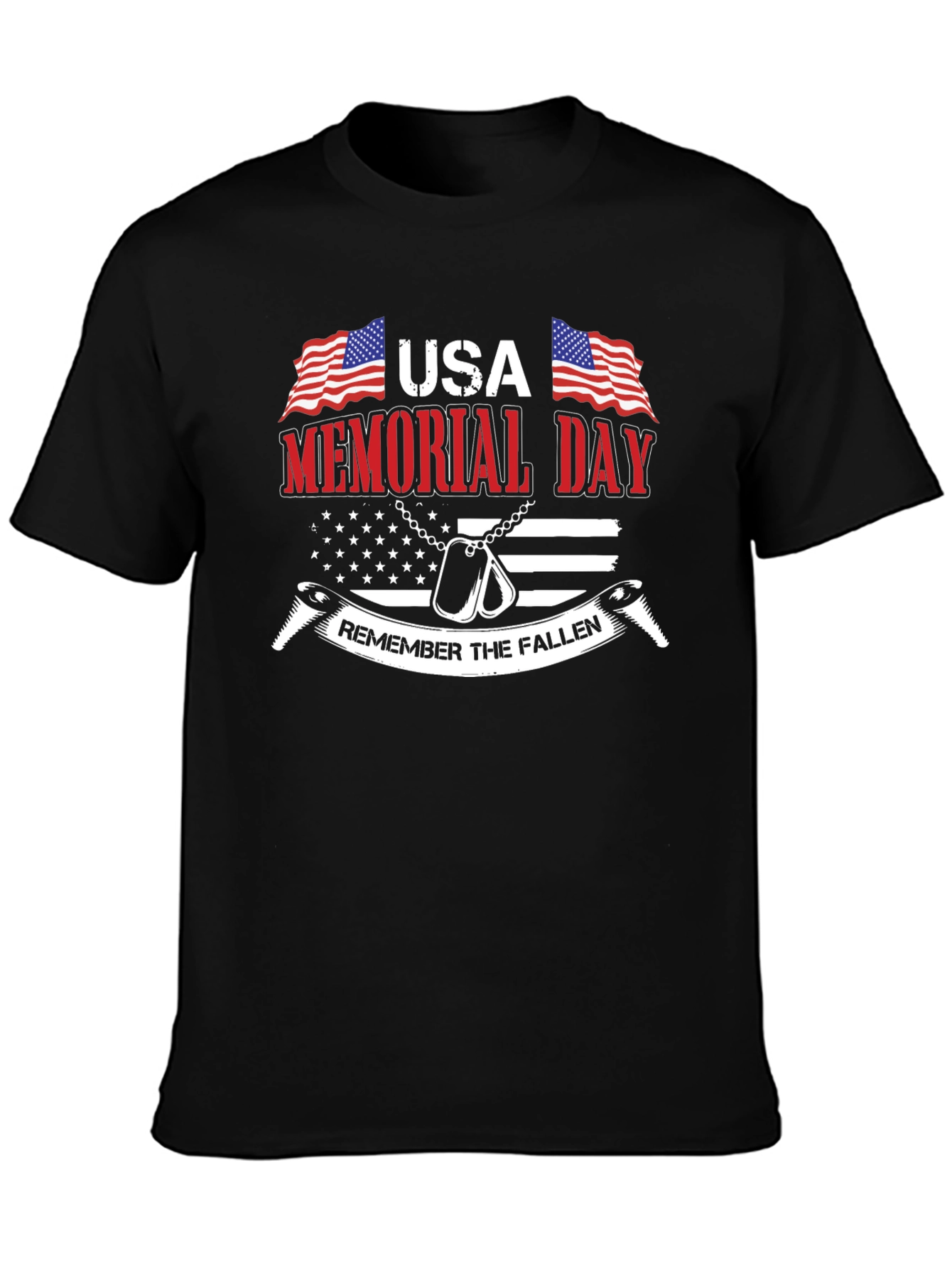 USA Memorial Day T-Shirt – Remember the Fallen Patriotic Tee