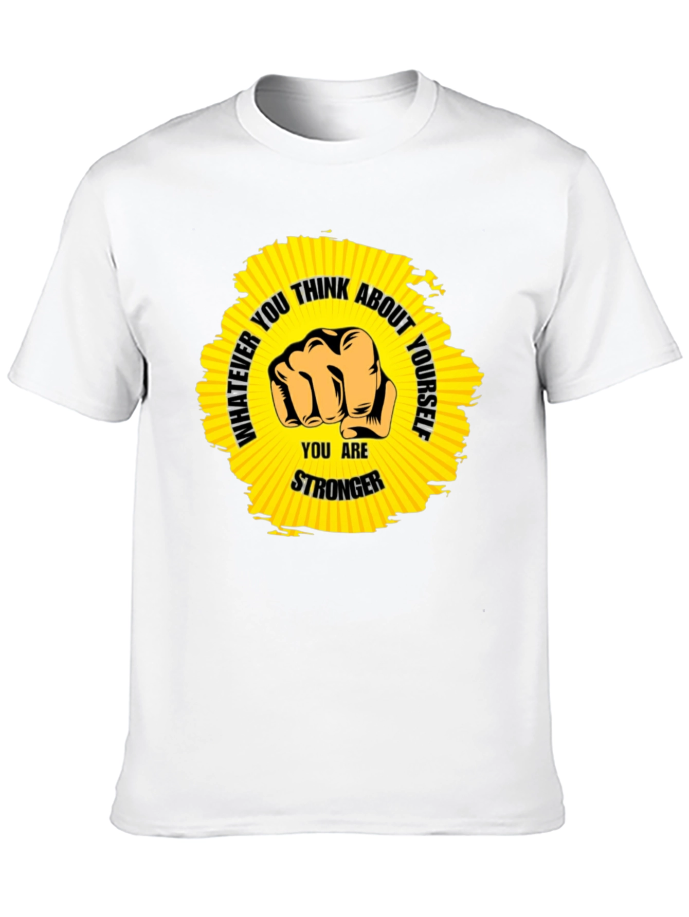 Stronger Fist Graphic Black Tee