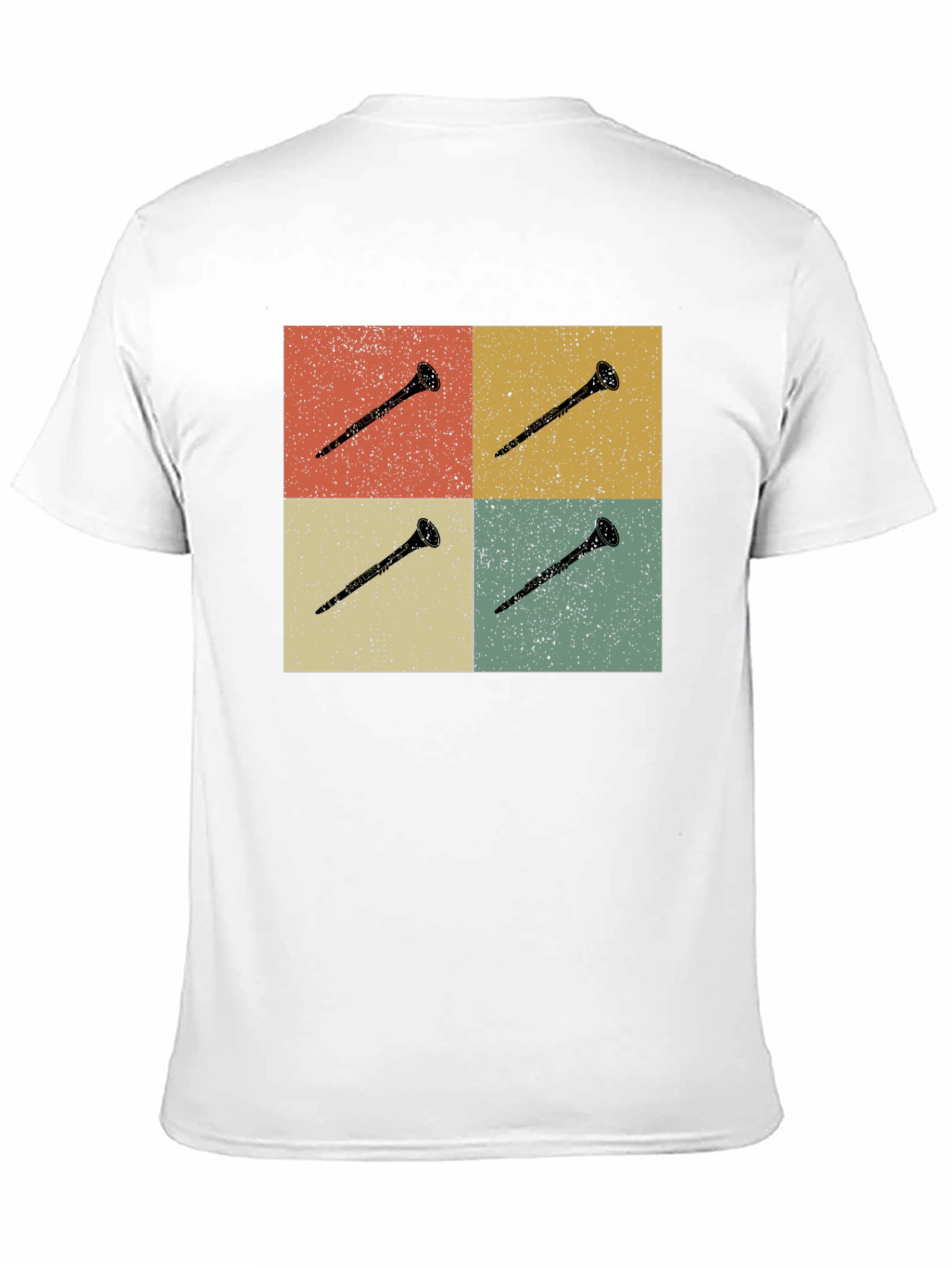 Retro Clarinet T-Shirt - Music Lover Tee