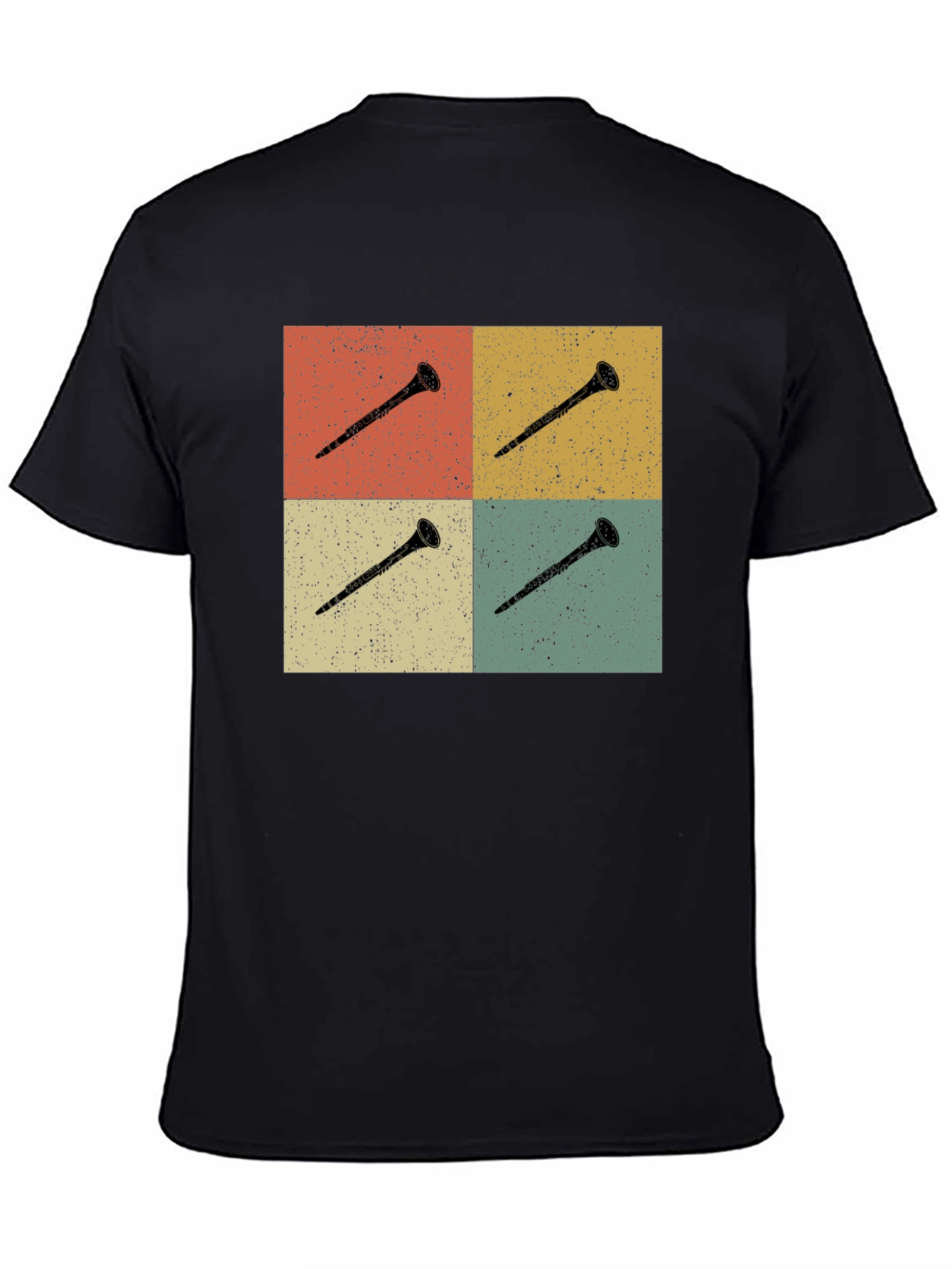 Retro Clarinet T-Shirt - Music Lover Tee