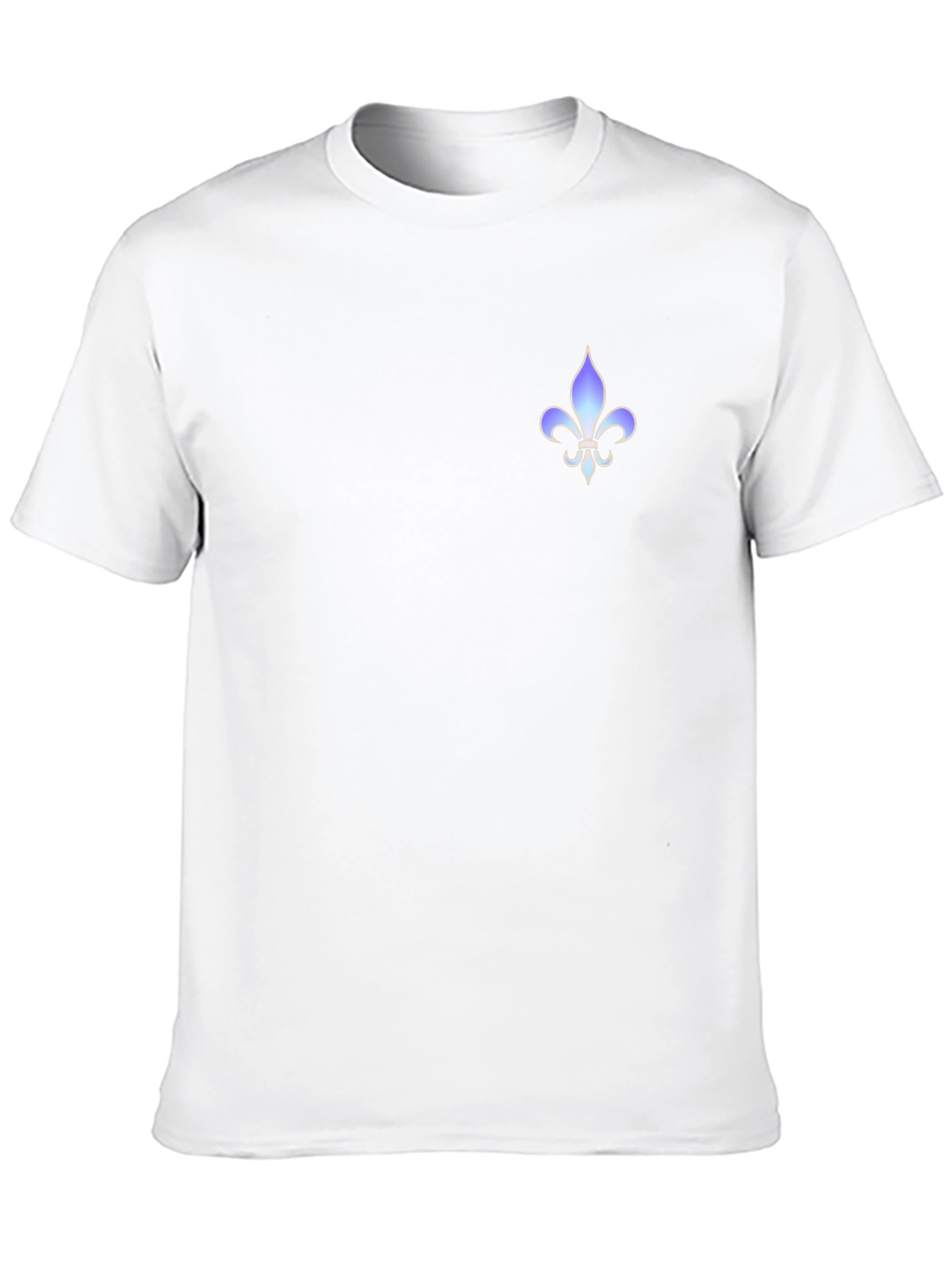 Fleur-de-lis Graphic Tee - Modern Style
