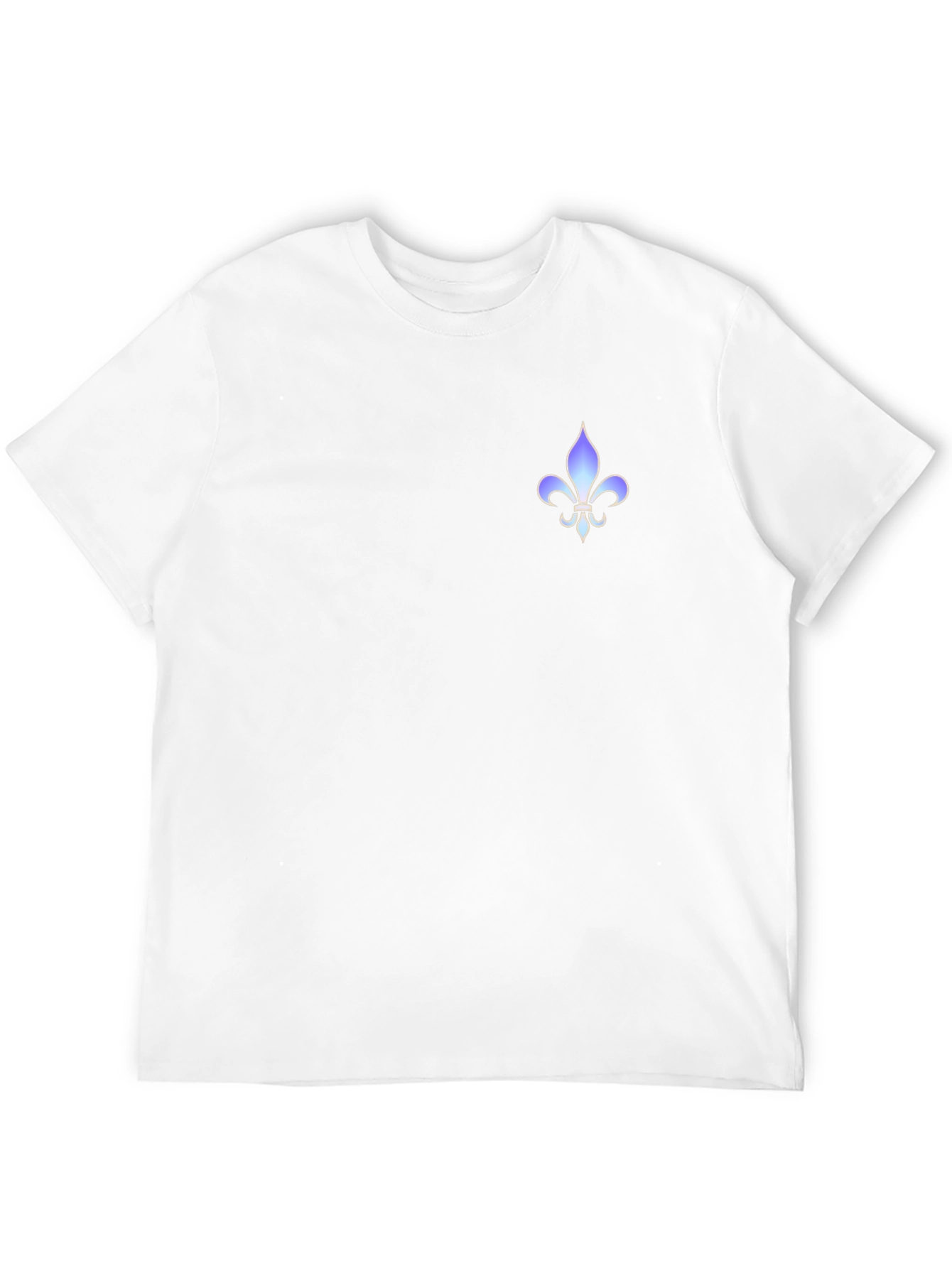 Fleur-de-lis Graphic Tee - Modern Style