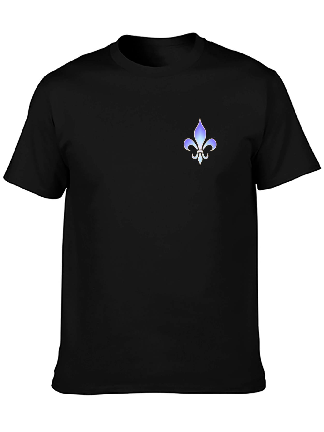 Fleur-de-lis Graphic Tee - Modern Style