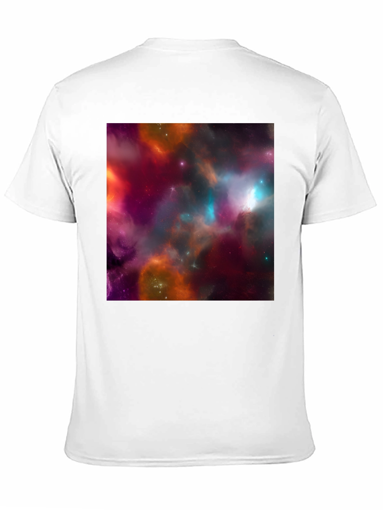 Galaxy Print Black T-Shirt - Bold Cosmic Style