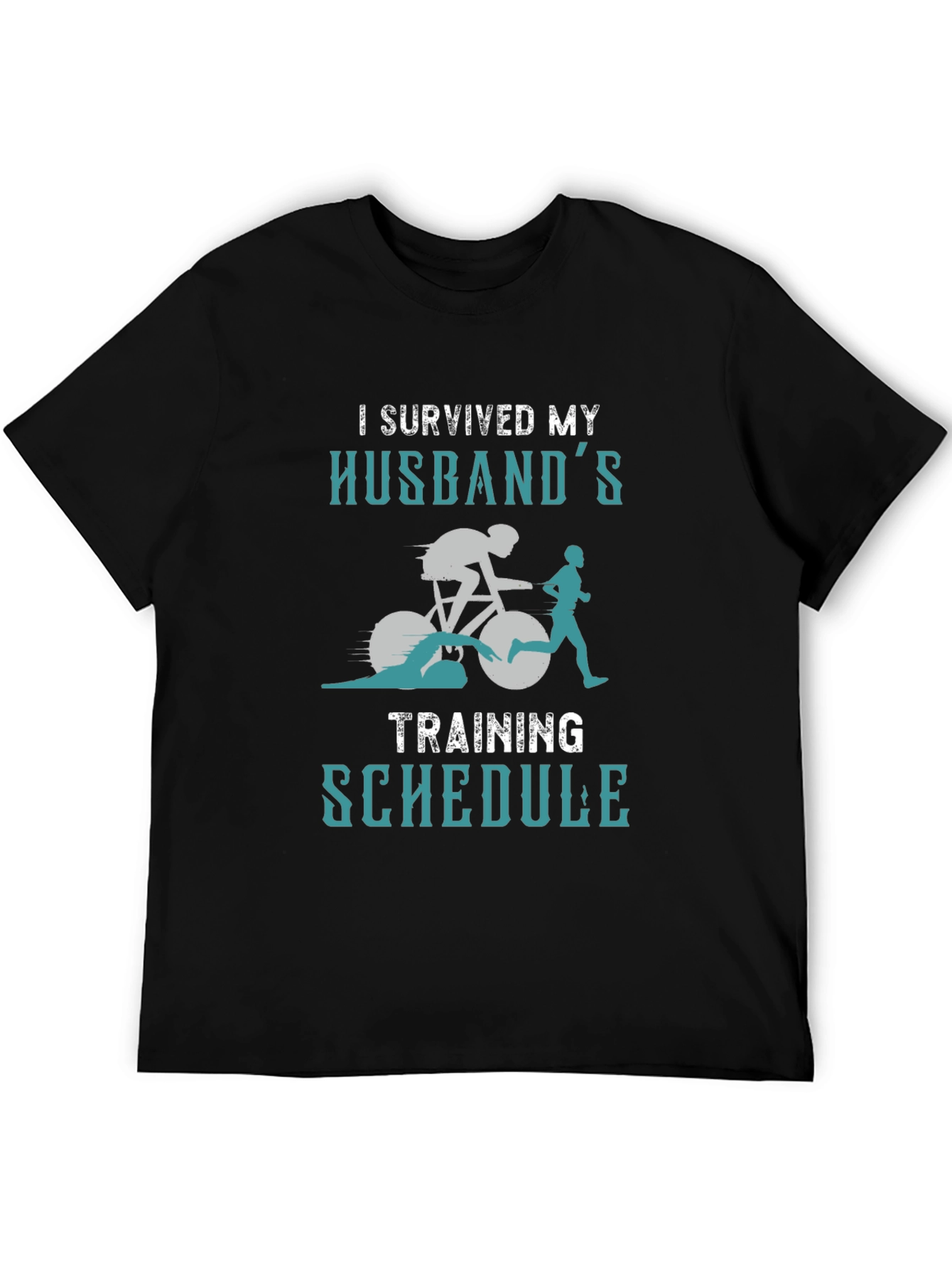 I Survived My Husbands Training Schedule T-Shirt