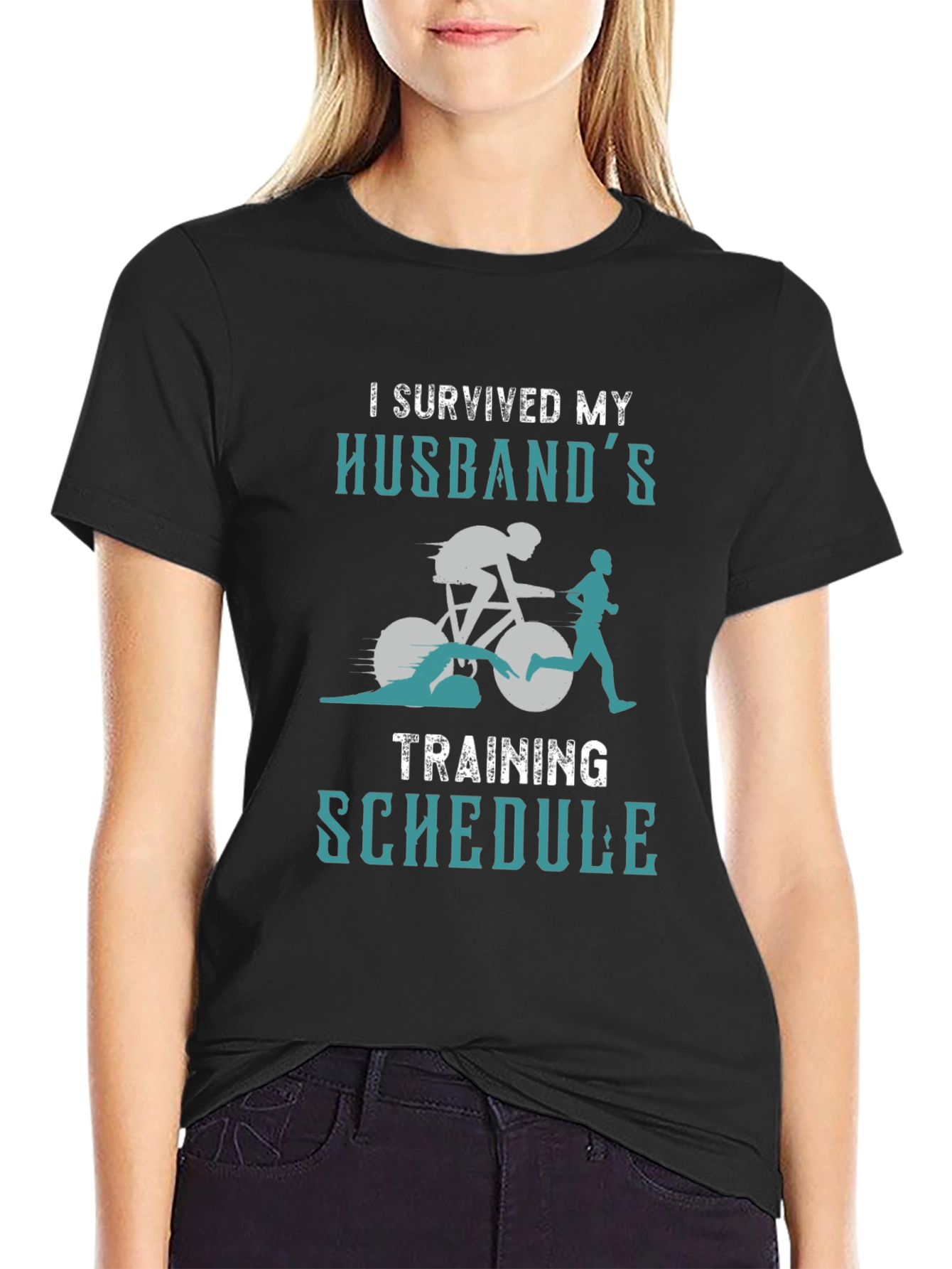 I Survived My Husbands Training Schedule T-Shirt