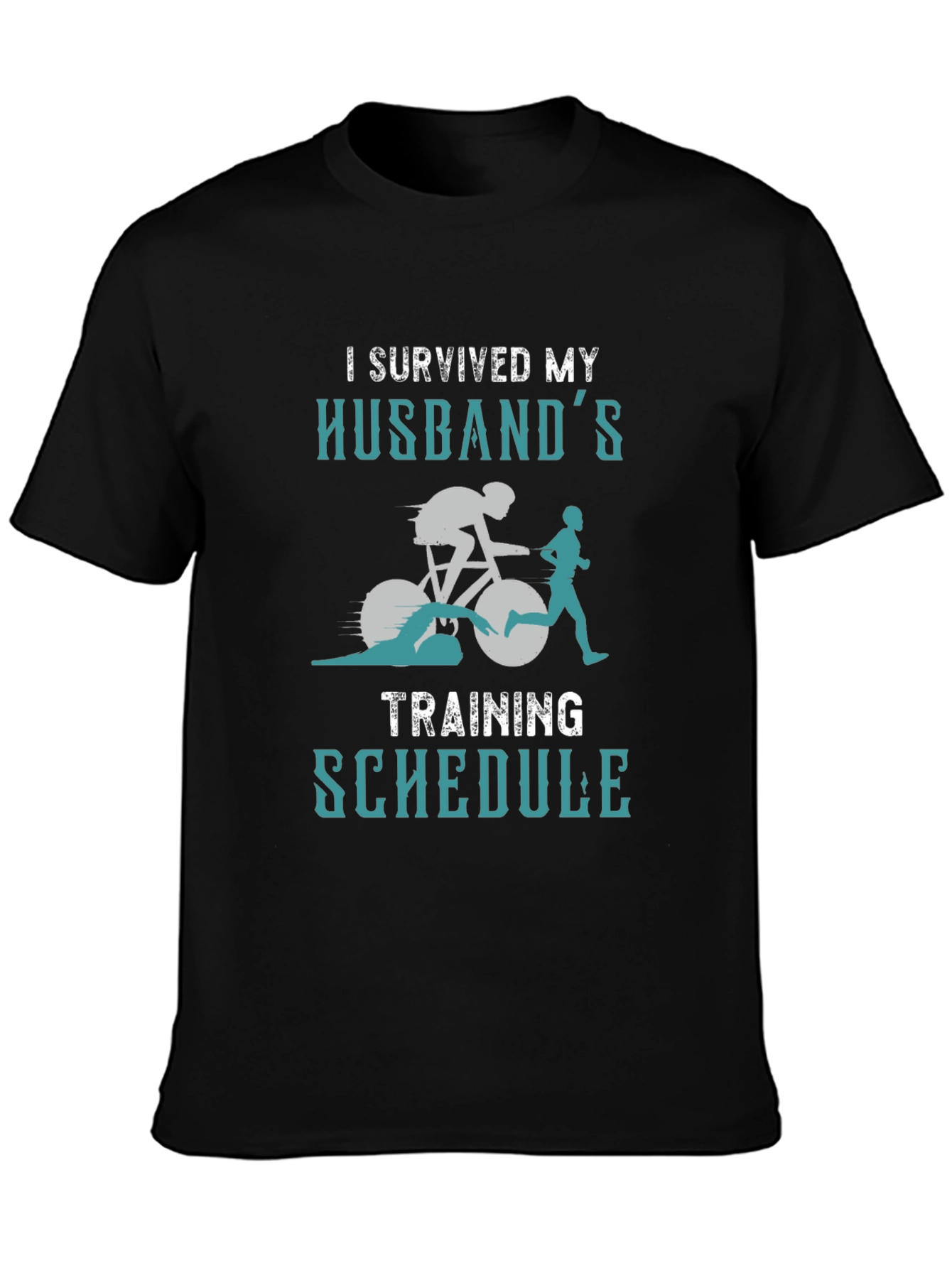 I Survived My Husbands Training Schedule T-Shirt