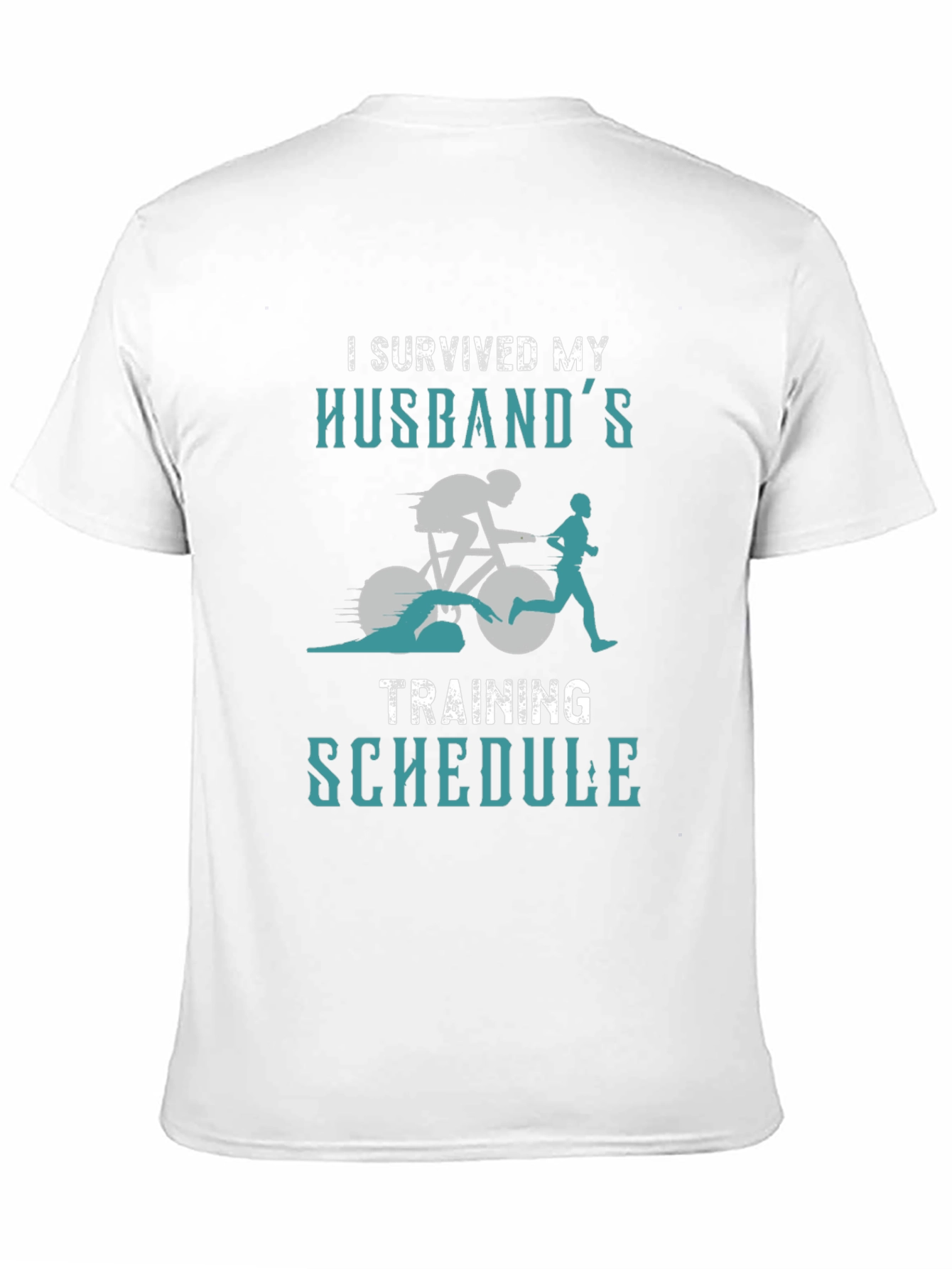 I Survived My Husbands Training Schedule T-Shirt