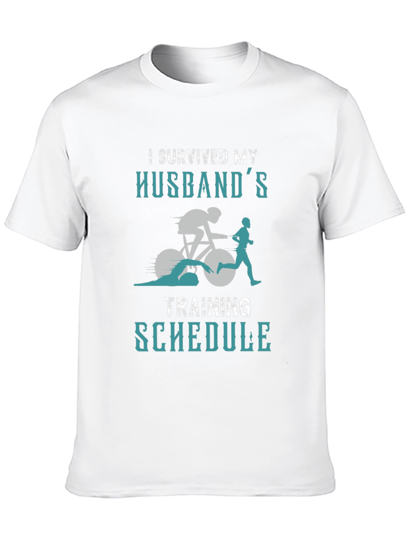 I Survived My Husbands Training Schedule T-Shirt