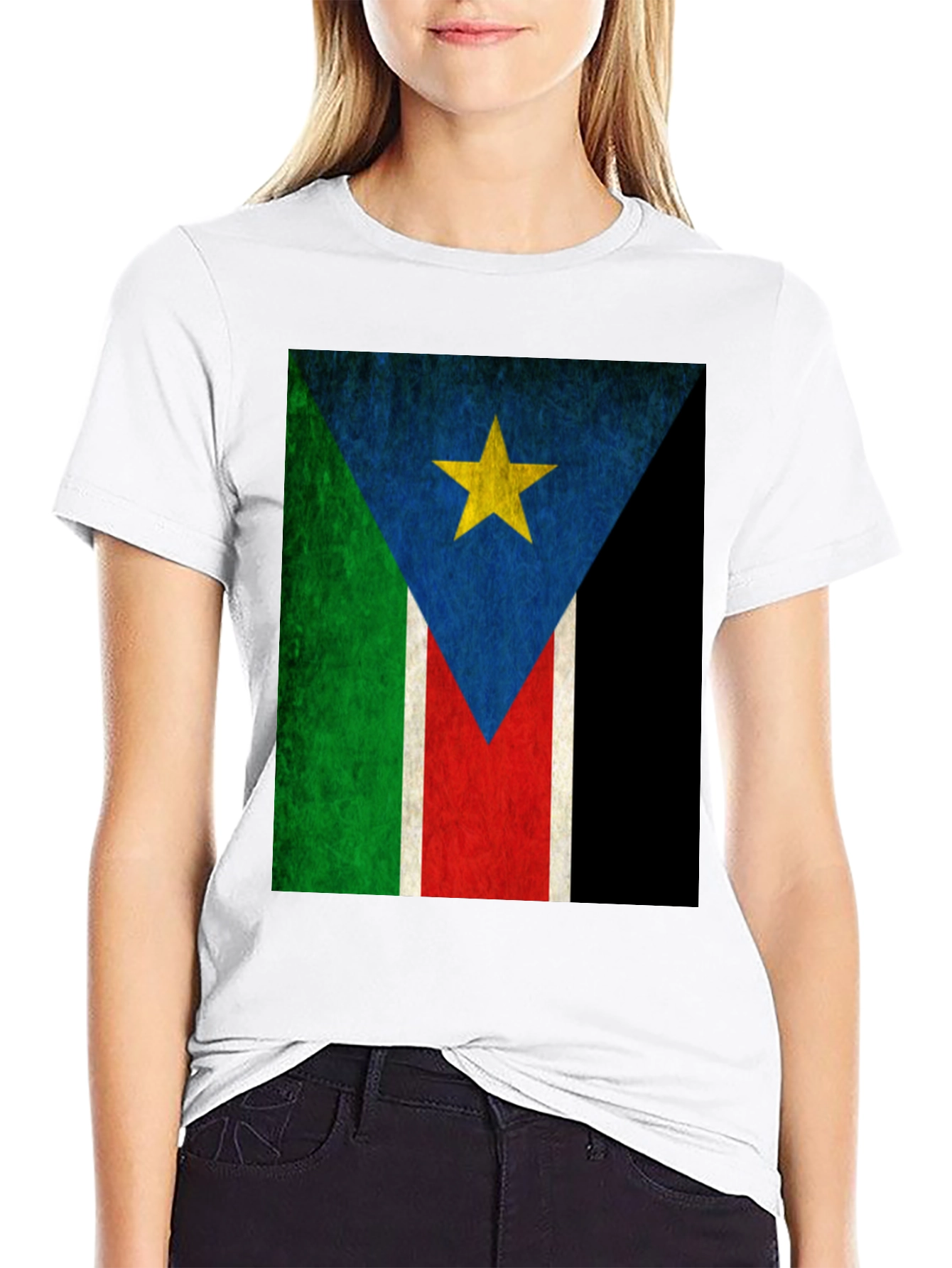 South Sudan Flag Graphic T-Shirt