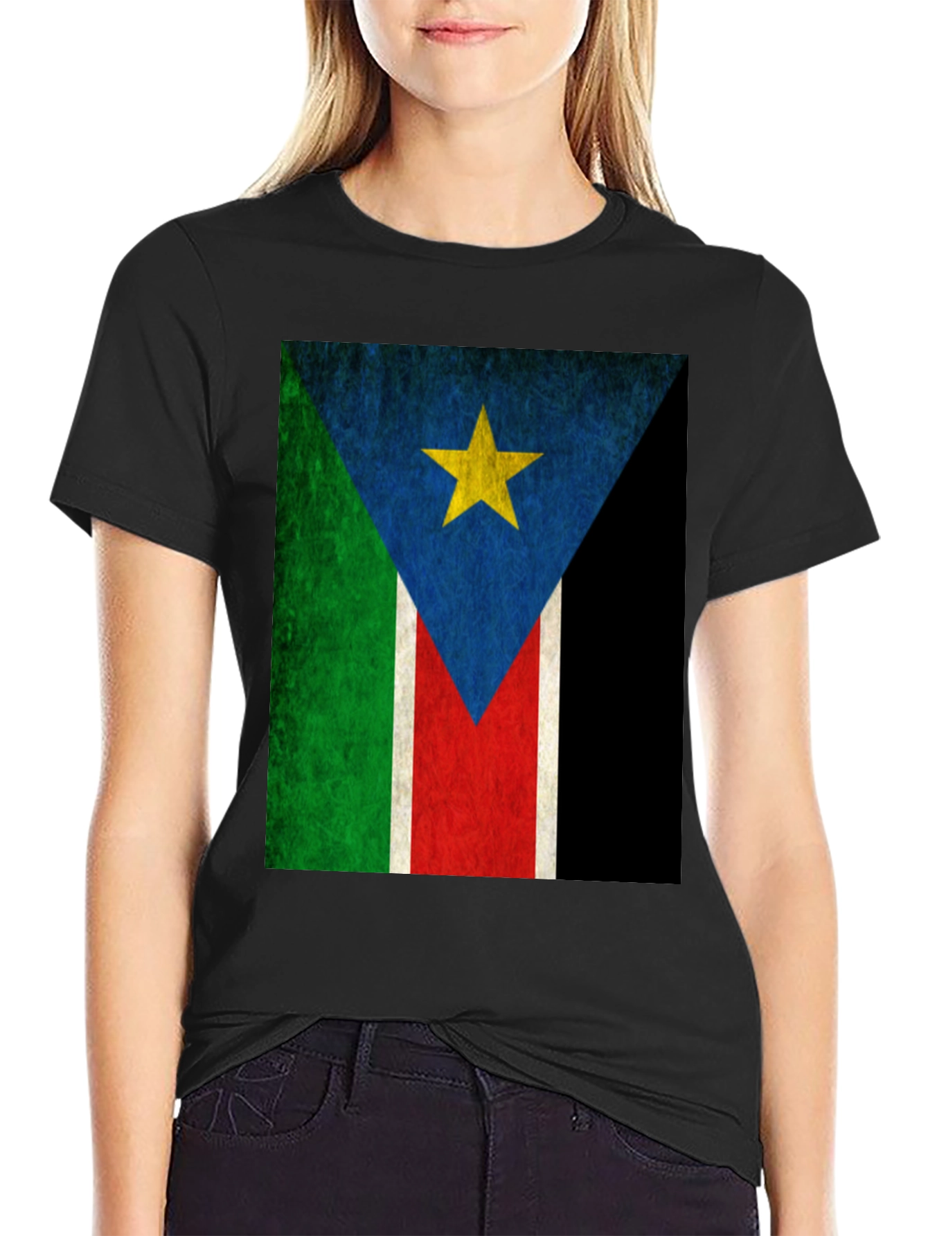 South Sudan Flag Graphic T-Shirt