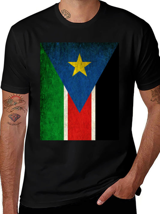 South Sudan Flag Graphic T-Shirt