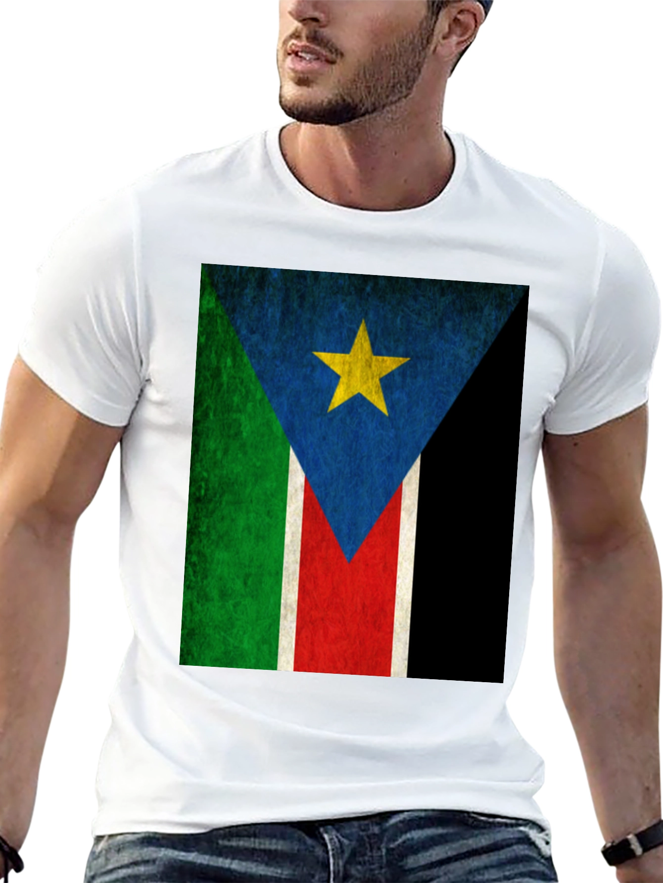 South Sudan Flag Graphic T-Shirt