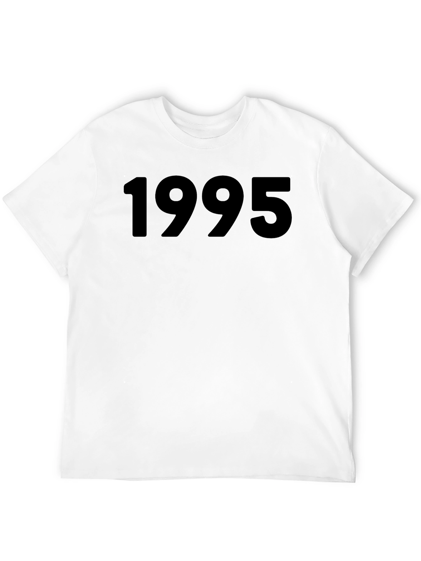 1995 Black Graphic Tee - Classic Style
