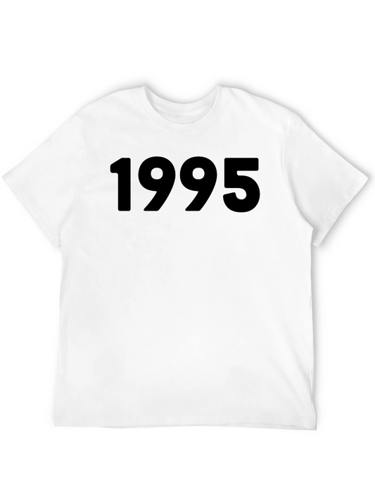 1995 Black Graphic Tee - Classic Style