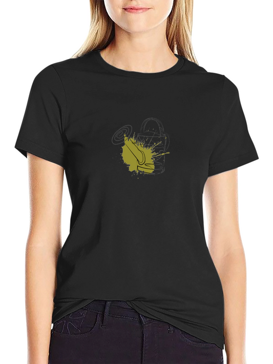 Olive Splash Watering Can Graphic Tee