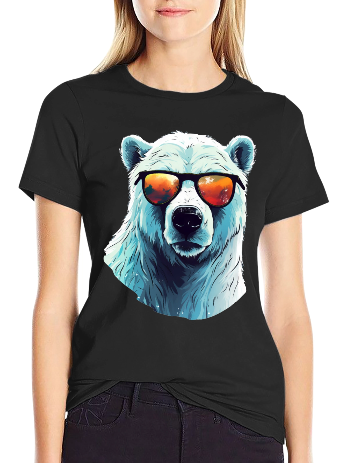 Cool Polar Bear Graphic Tee
