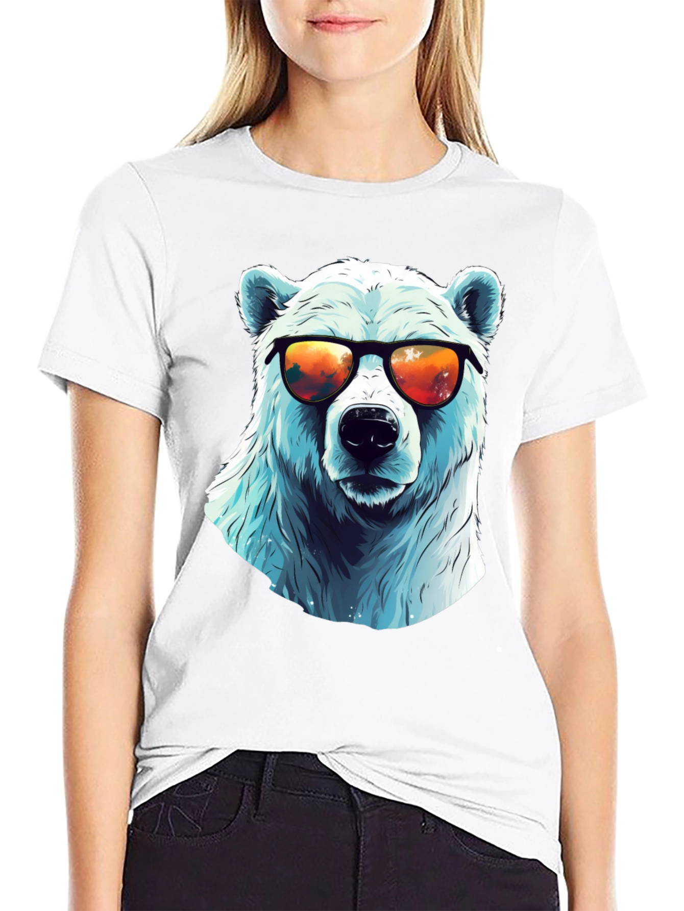 Cool Polar Bear Graphic Tee