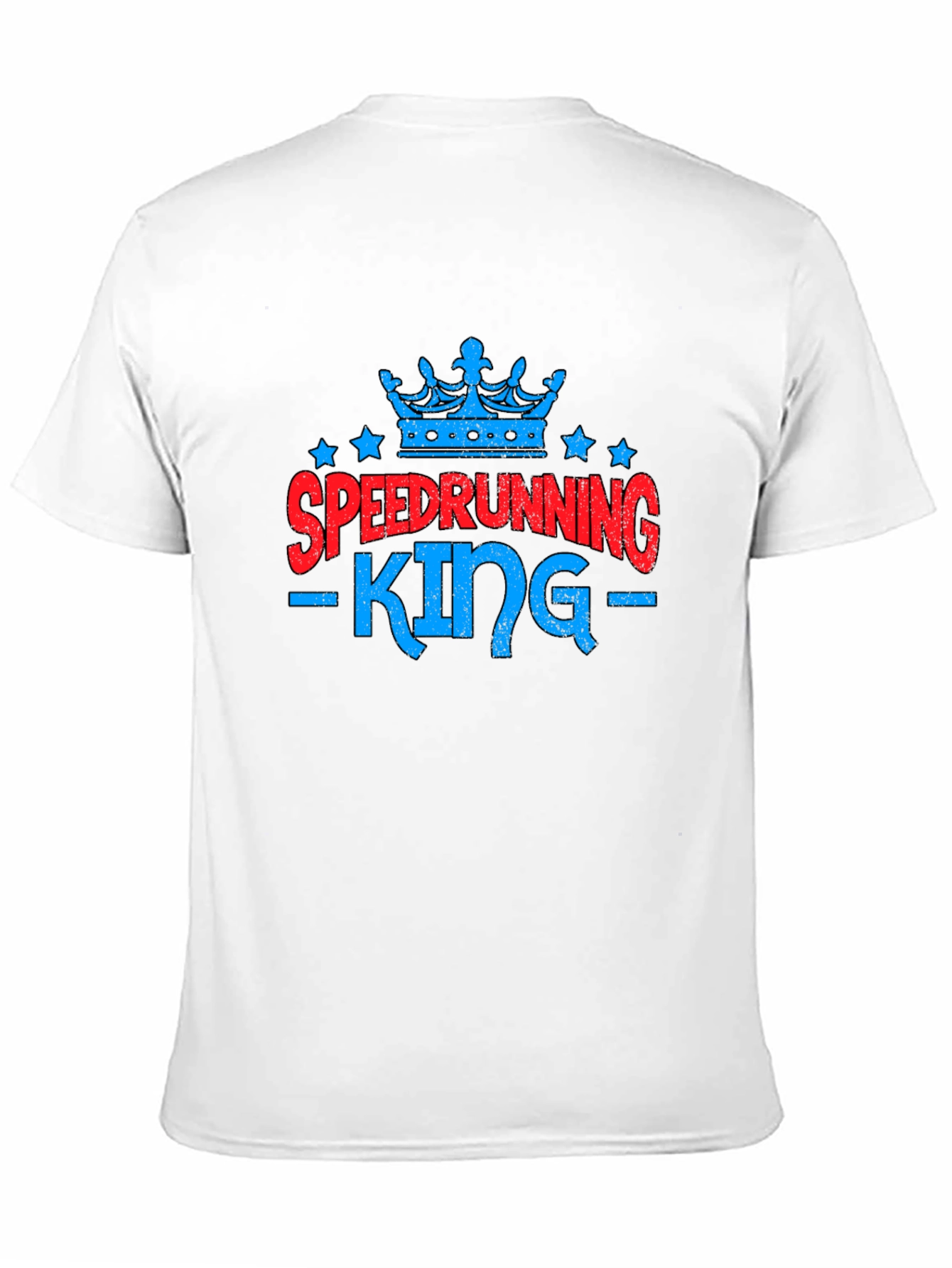 Speedrunning King Graphic Tee - Gamer Shirt