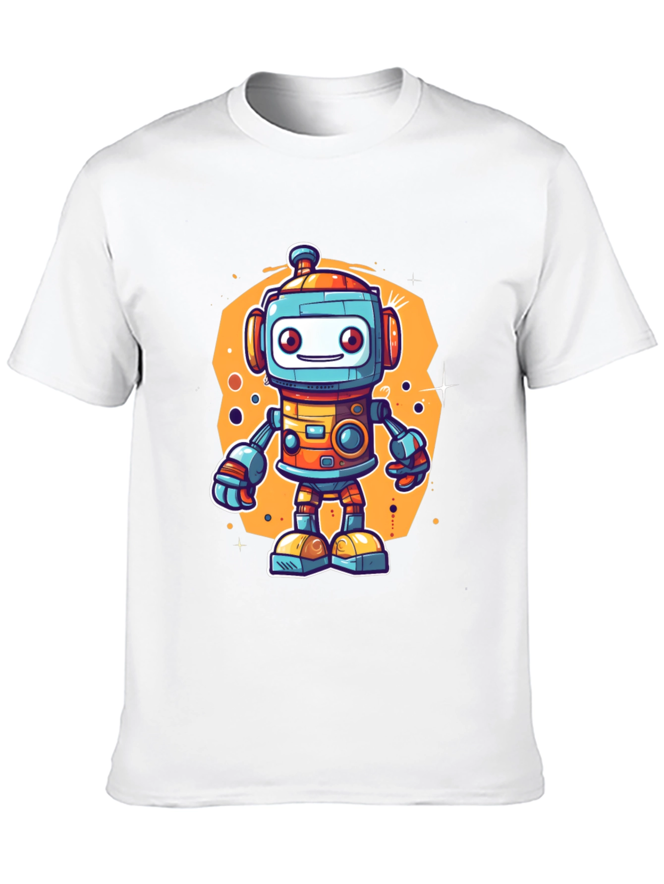 Robot Graphic Tee - Fun and Futuristic Style